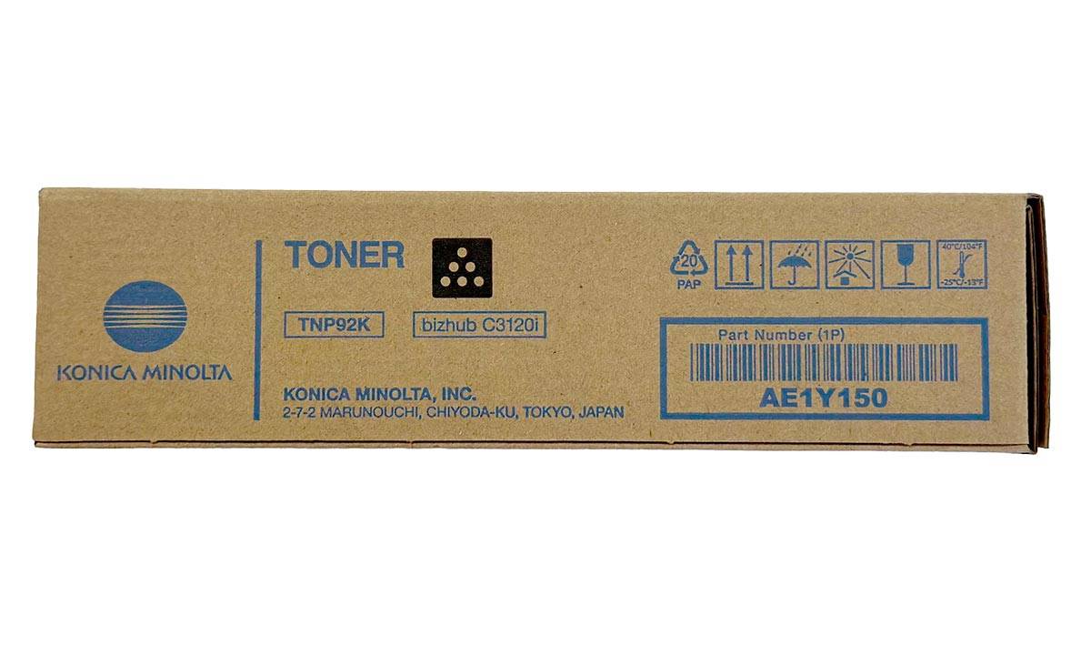 Oryginalny toner TNP-92K (TNP92K) AE1Y150 do Konica Minolta bizhub C3120i