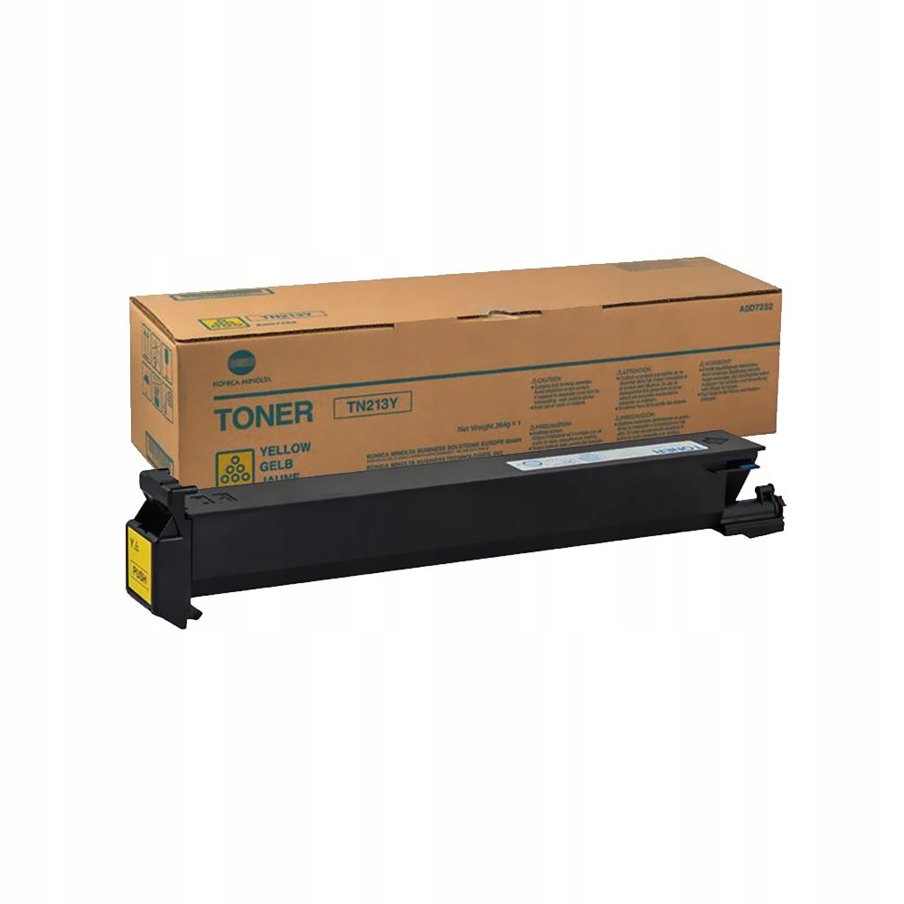Oryginalny toner TN-213Y A0D7252 do Konica Minolta bizhub C203 C253 19K