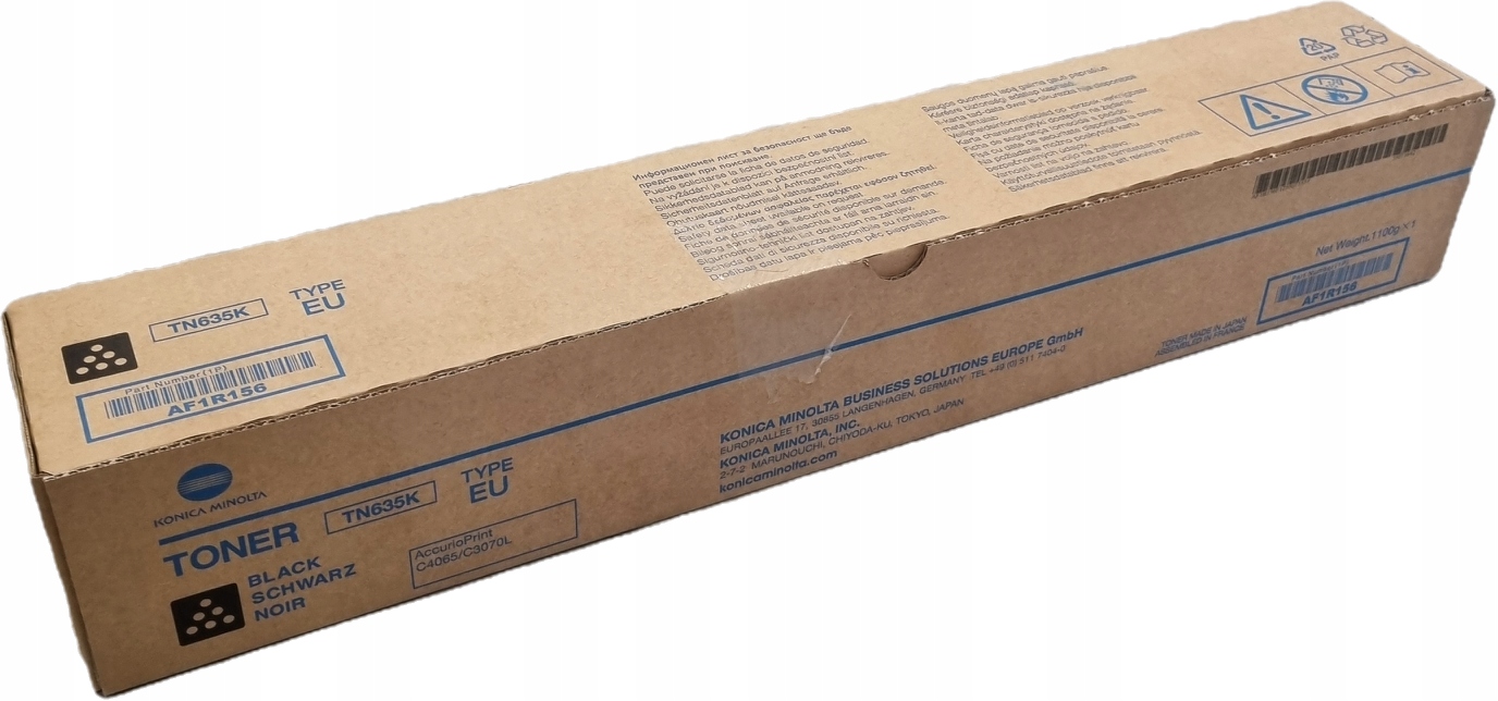 TN-635K AF1R156 dawniej TN-620K A3VX156 Konica AccurioPrint C3070L C4065