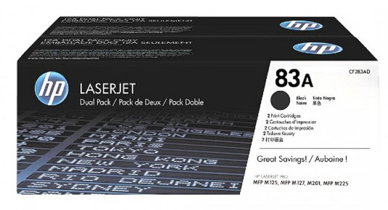 Dwupak HP-83A CF283AD M125 M126 M127 M225 2x1,5K