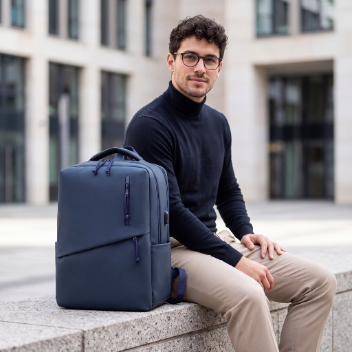 All-in-one backpack designed for school, college, university, and budget flights