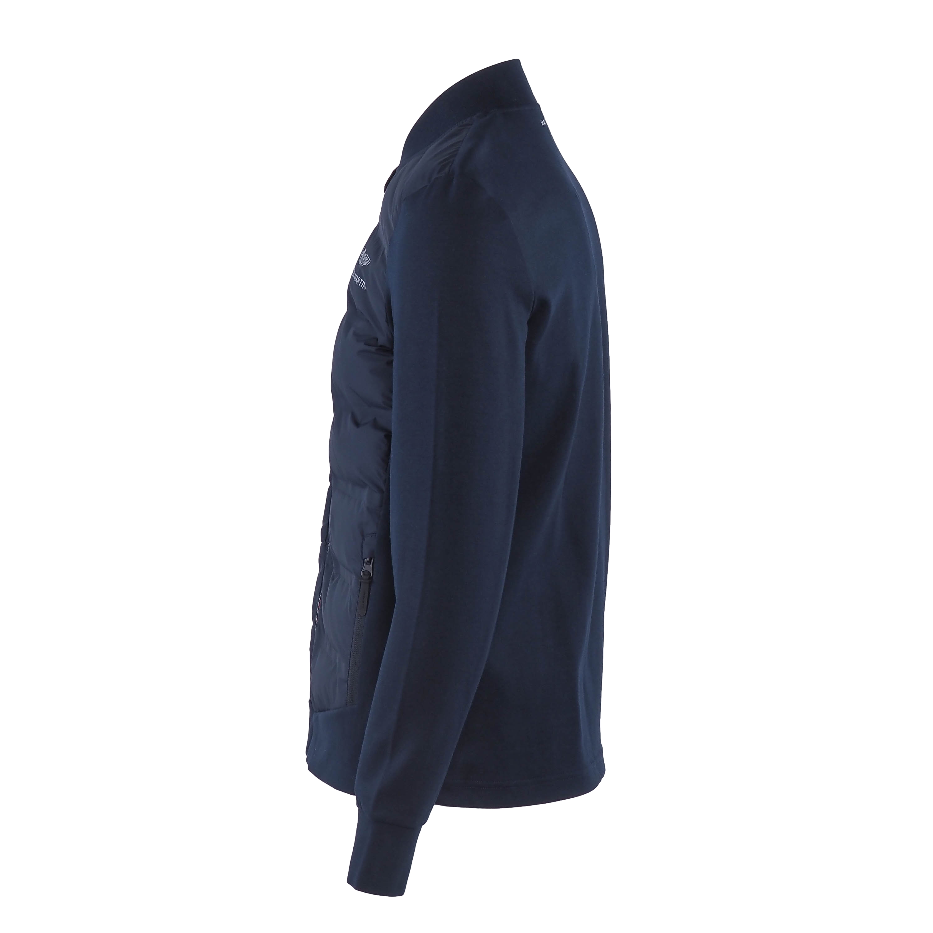 専用ページ　ネイビー Hackett London x Aston Martin Navy Blue Logo Quilted Jacket Size S