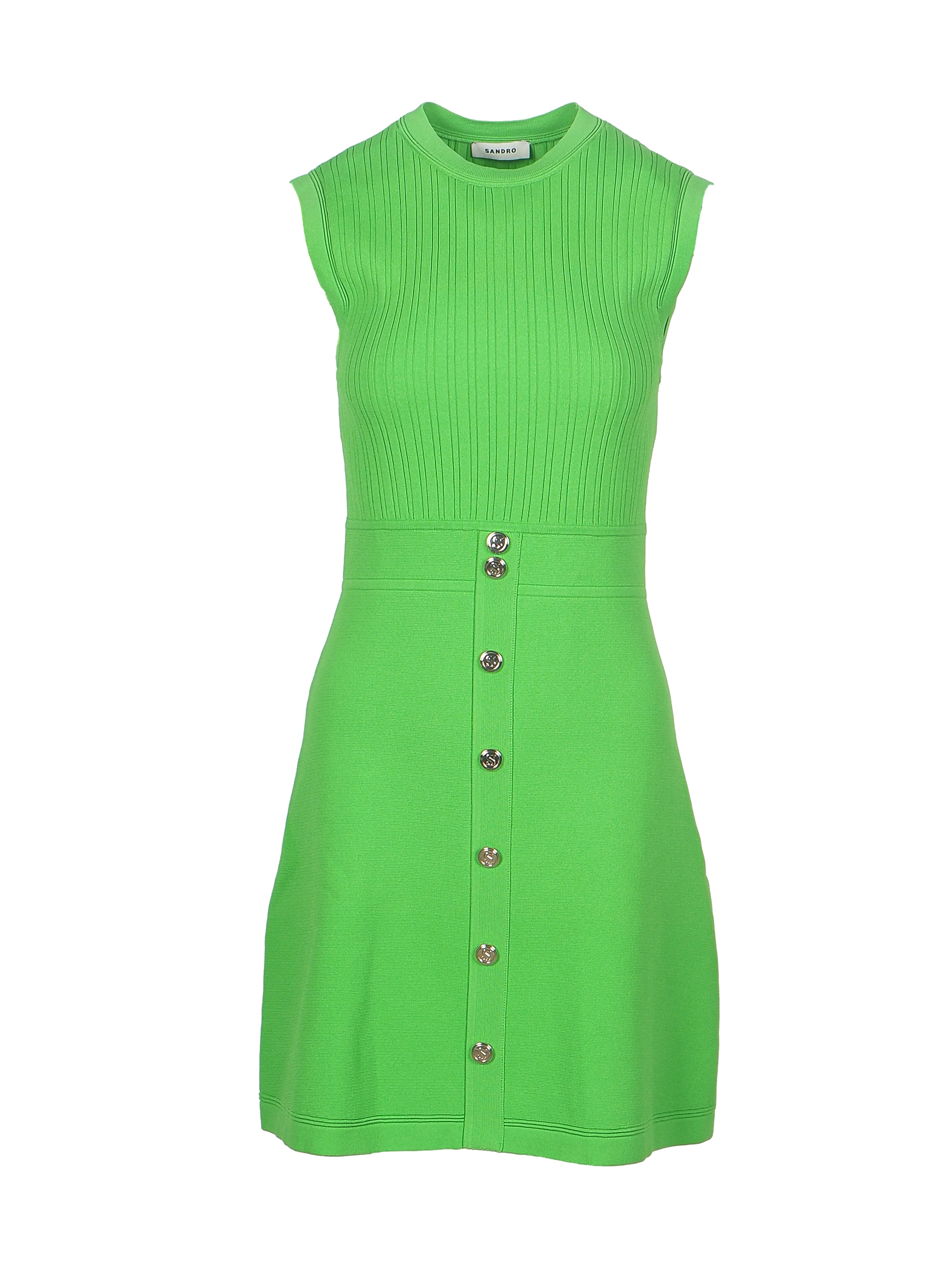 sandro short button-up dress SANDRO Short Button-Up Dress