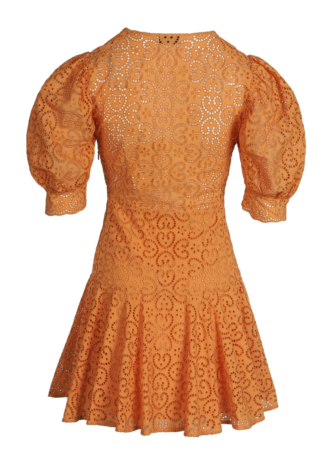sandro paris orange dress Sandro Women's Praline Ruched Slip Dress - Tomato Orange