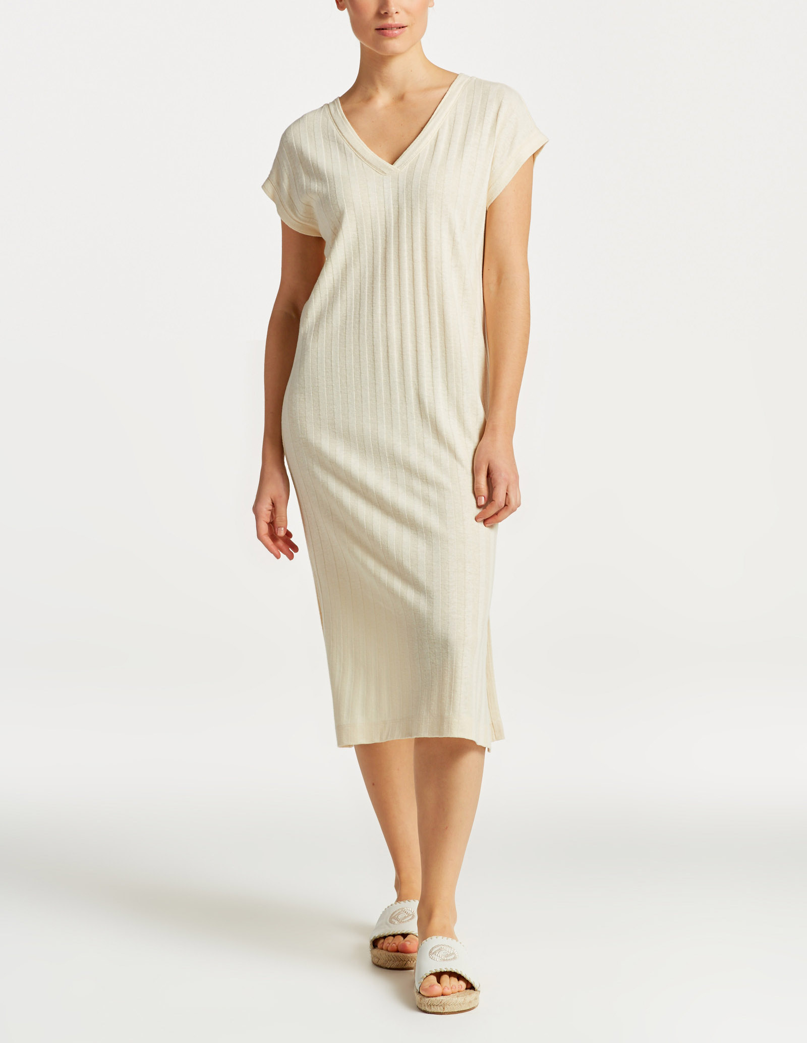 gant knitted dress Buy Gant Cable-knit Mini Dress - Neutrals At 29% Off