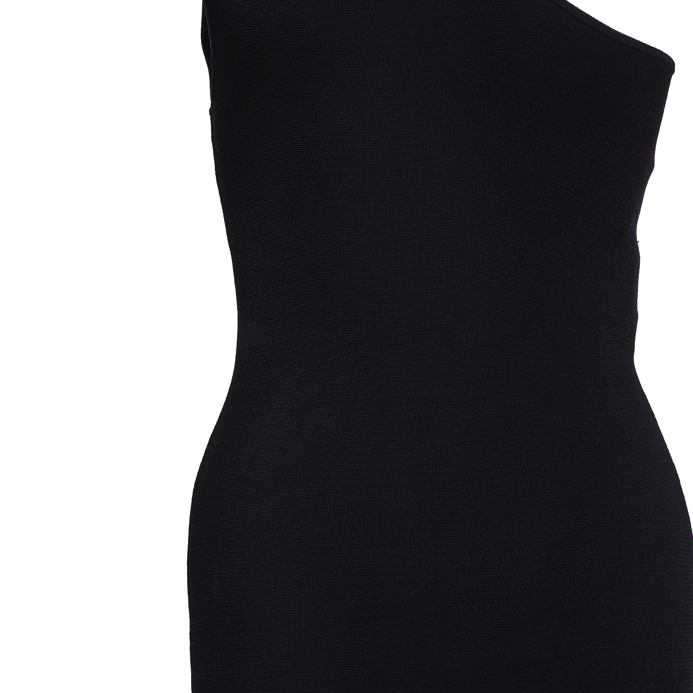 sandro asymmetric fringed dress Draped Asymmetric Cowl-Neck Dress XL / Green / Polyester main image 1