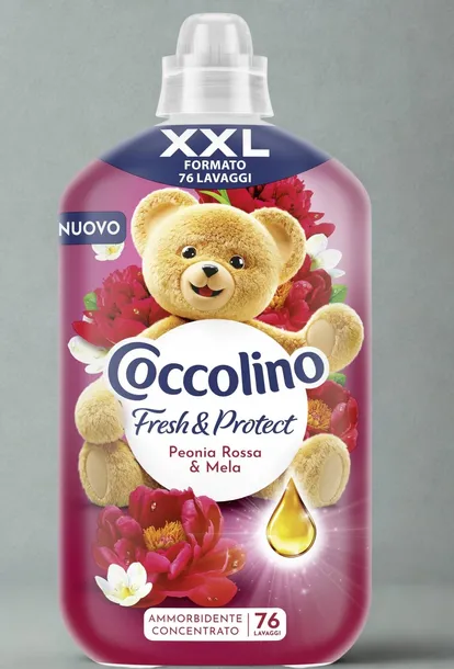 Plyn do plukania Coccolino Peonia Rossa & Mela 1,75l