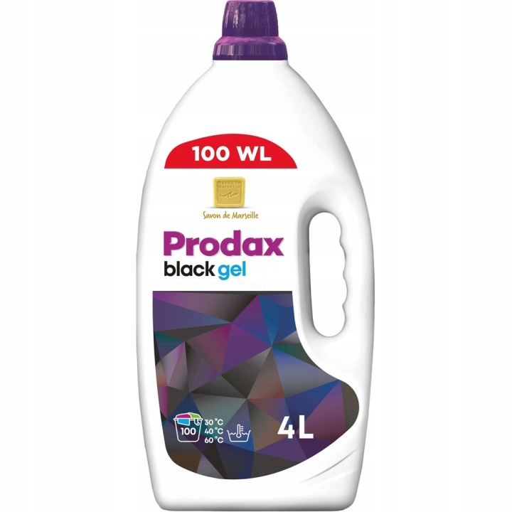 Prodax żel do prania czarnego 4 l 100 prań