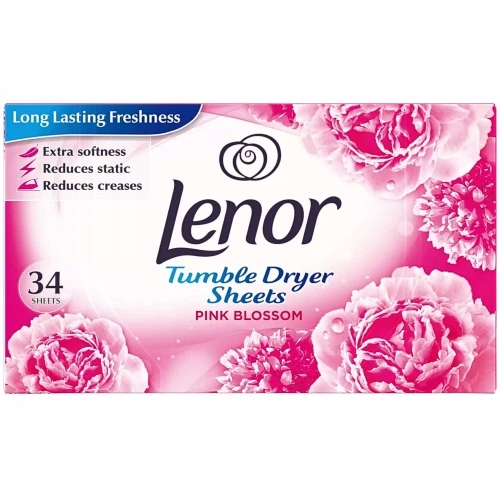 Chusteczki do prania Lenor 34 szt. zapachowe antystatyczne Sparkling Bloom