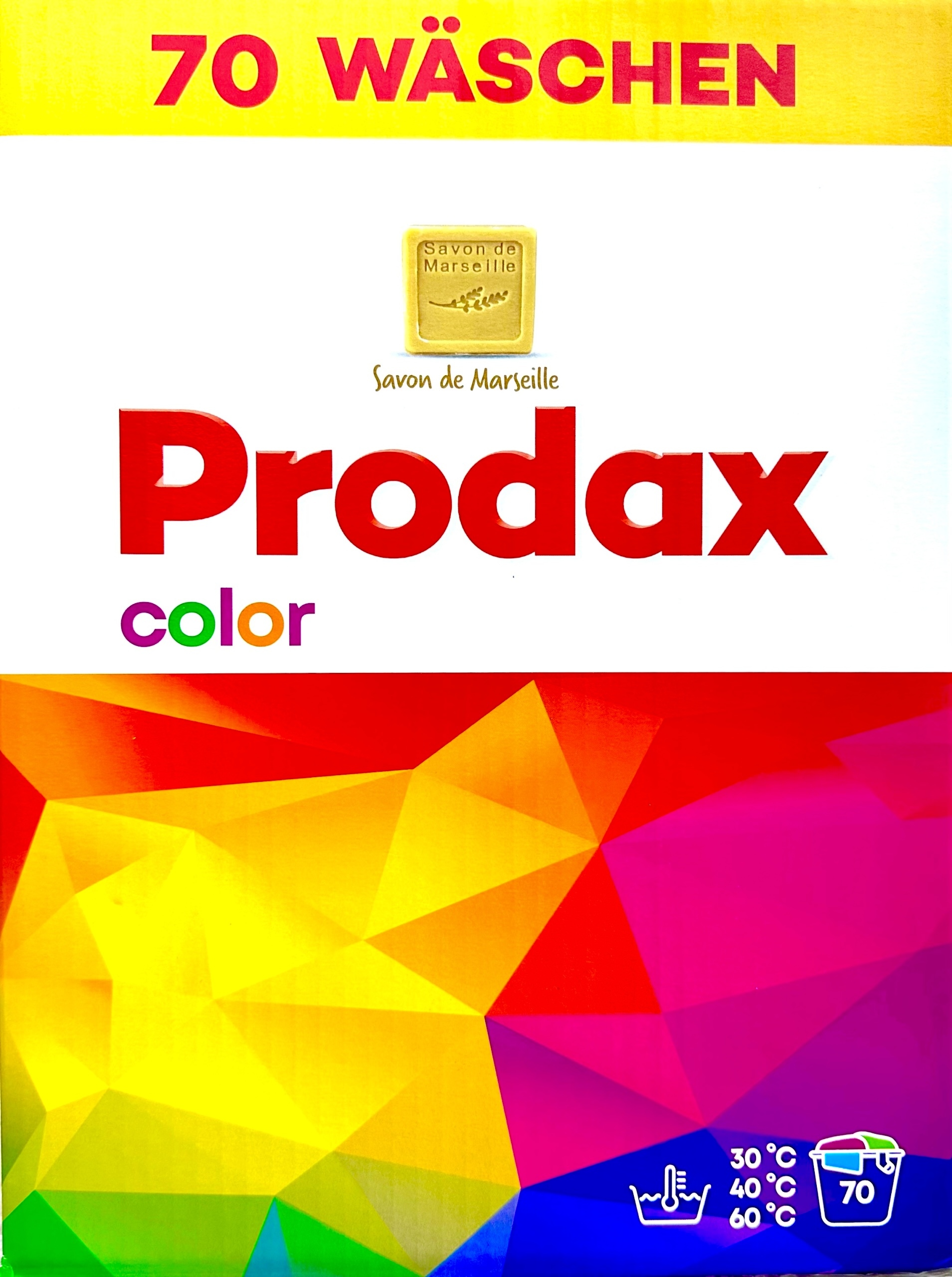 PRODAX COLOR Niemiecki Proszek do prania kolorów 4,55 kg 70 prań