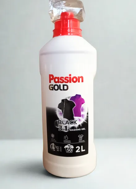 PASSION GOLD BLACK ZEL DO PRANIA CZARNEGO CIEMNEGO NIEMIECKI 2L 55 PRAN