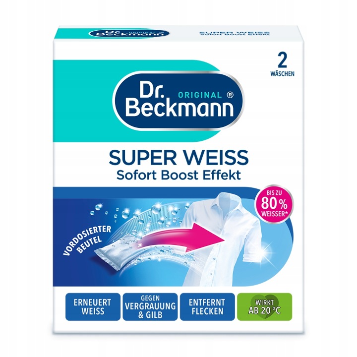 Wybielacz w proszku Dr. Beckmann saszetki