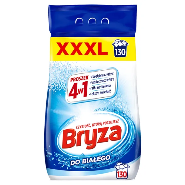 Bryza 4w1 proszek do prania White 8,45kg 130 prań