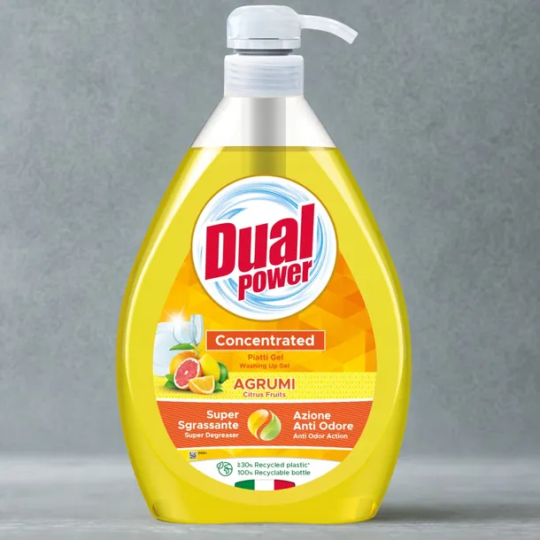 Płyn do mycia naczyń Dual Power cytrusowy 1 l