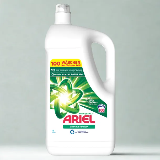 Ariel zel uniwersalny + do bialego 100 pran - 5 L