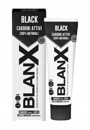 Blanx Black Pasta do zębów wybielająca z węglem aktywnym 75ml