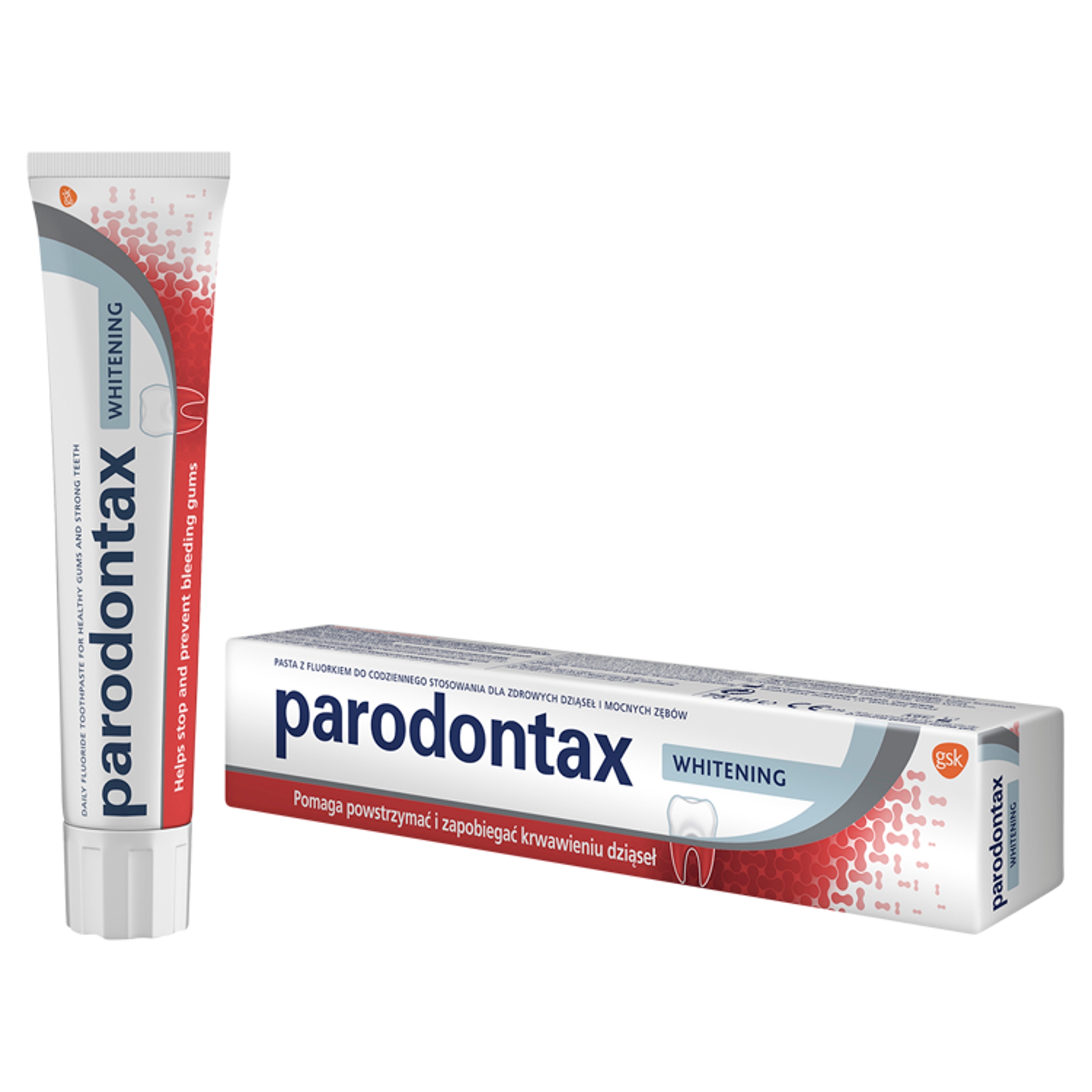 Pasta do zębów wybielająca Parodontax Whitening usuwa przebarwienia 75 ml