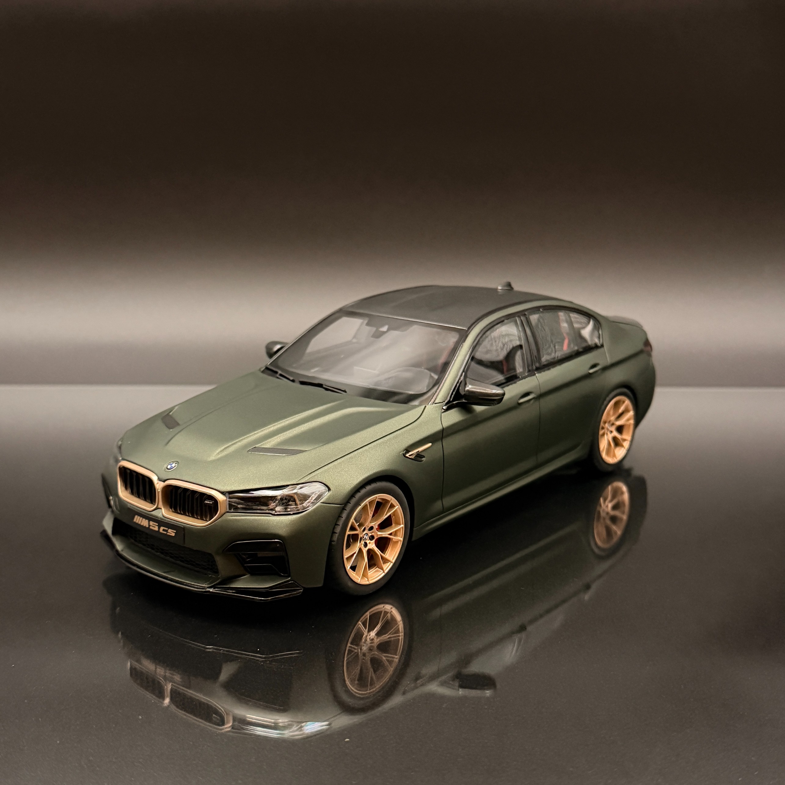 GT Spirit 1:18 GT372 BMW M5 CS F90 matt green metallic | eBay