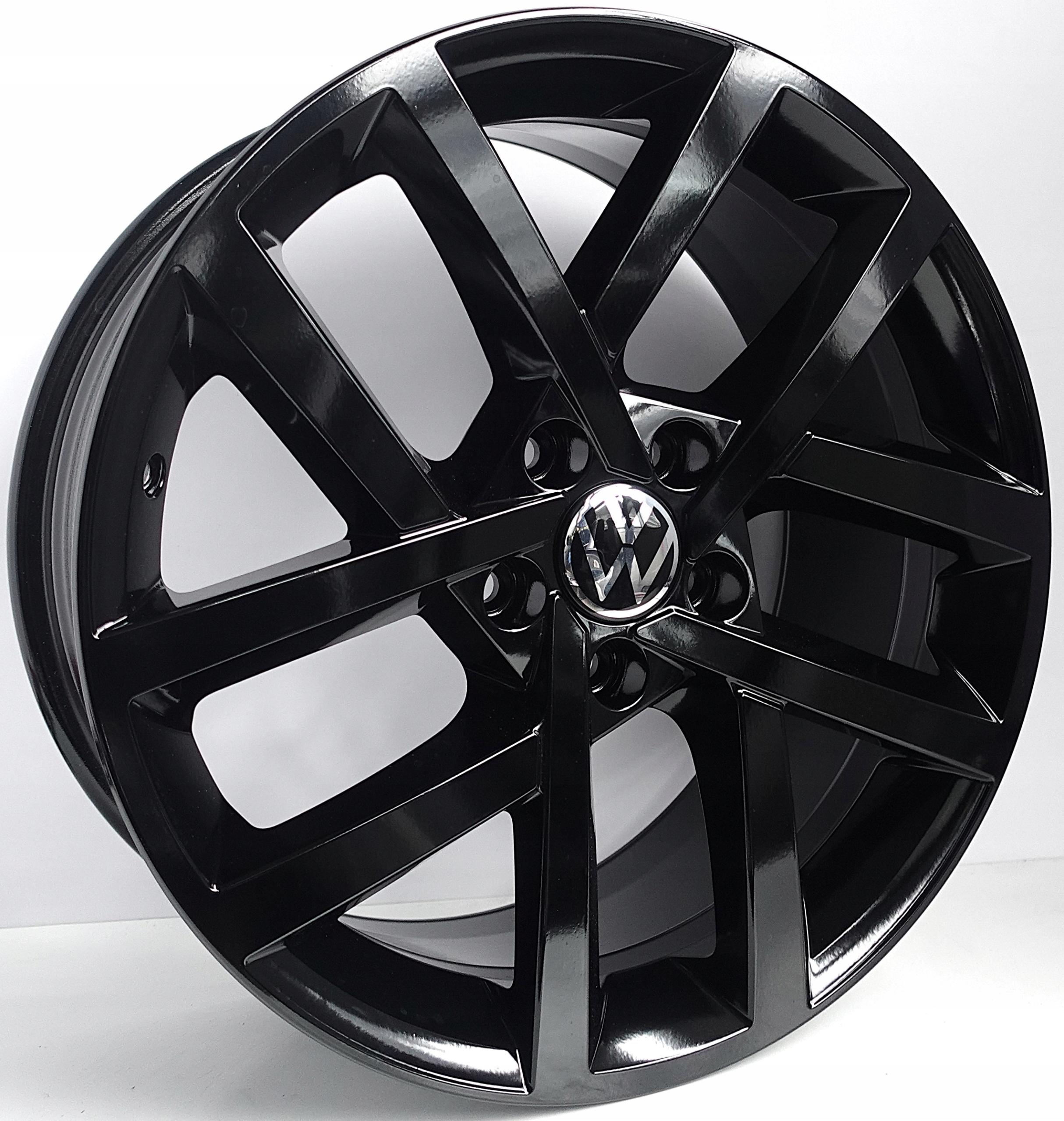 Alufelgi VOLKSWAGEN ORYGINALNE 18" 5x112 ET 51 5G0601025CP CZARNY POŁYSK