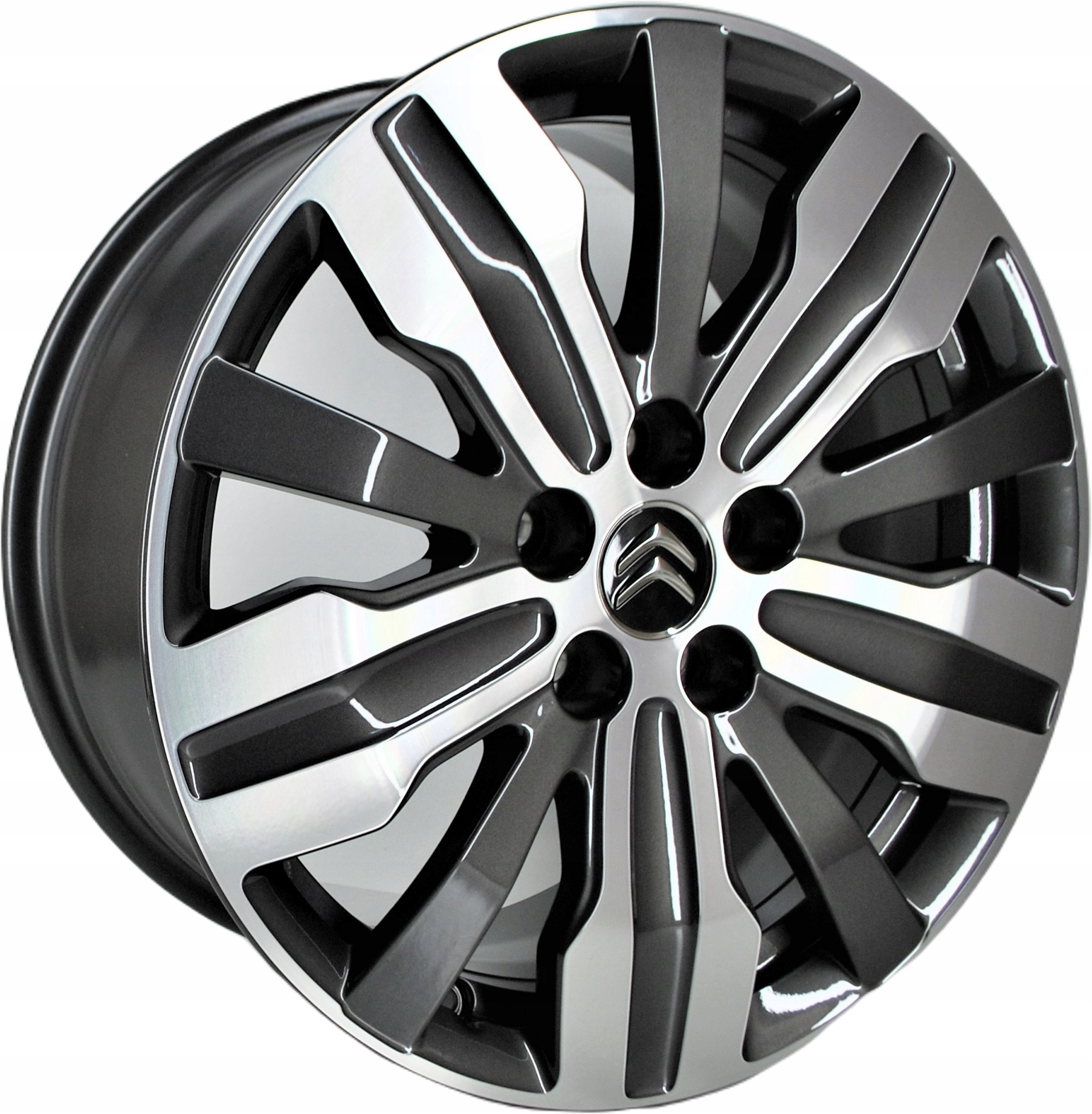 17'' 5x108 CITROEN FELGI NOWE CZARNE LOGO