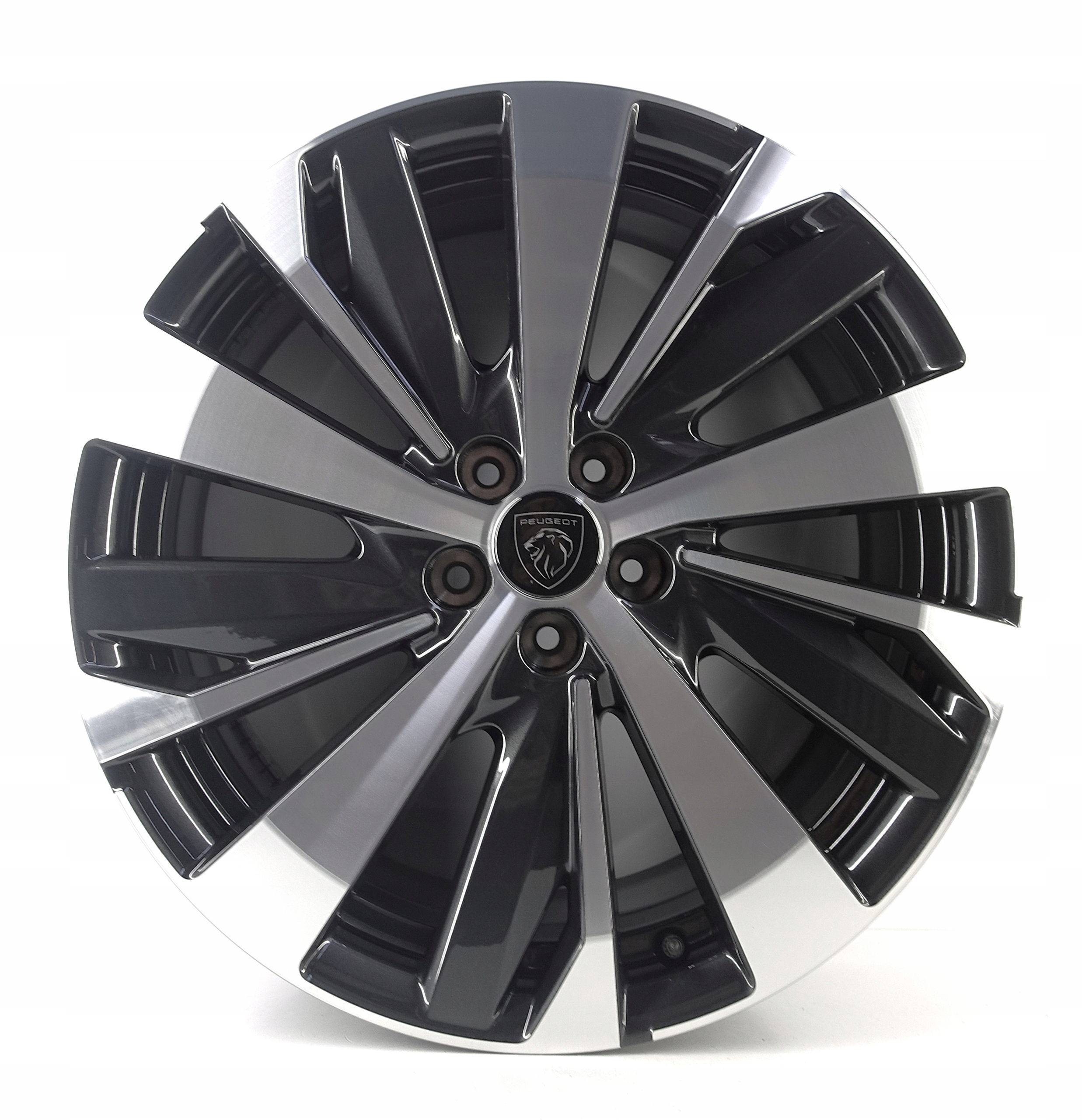 ALUFELGI PEUGEOT 19" 5x108 ORYGINALNE 9809685977 grafit połysk