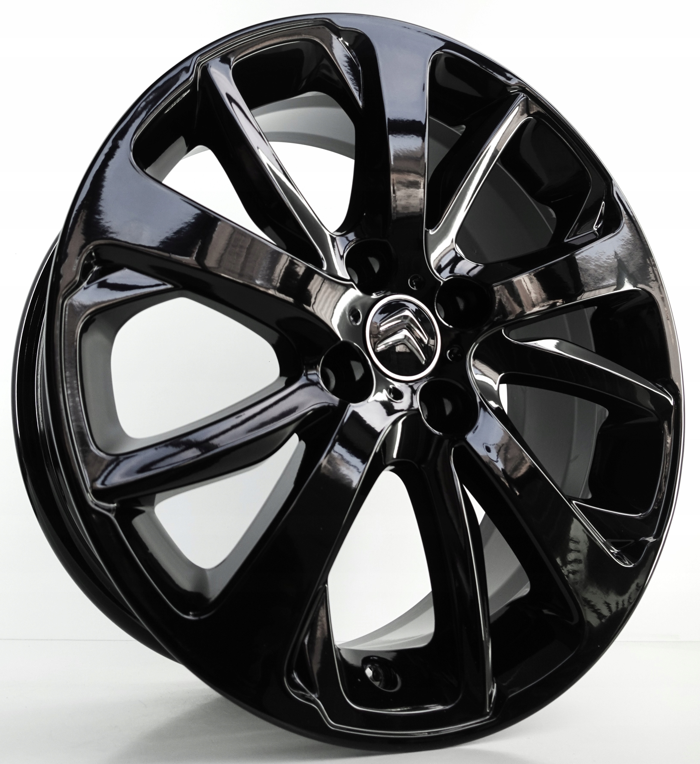 FELGI ALUMINIOWE CITROEN OE 17" 4x108 ET 25 7J ORYGINALNE CZARNY POŁYSK