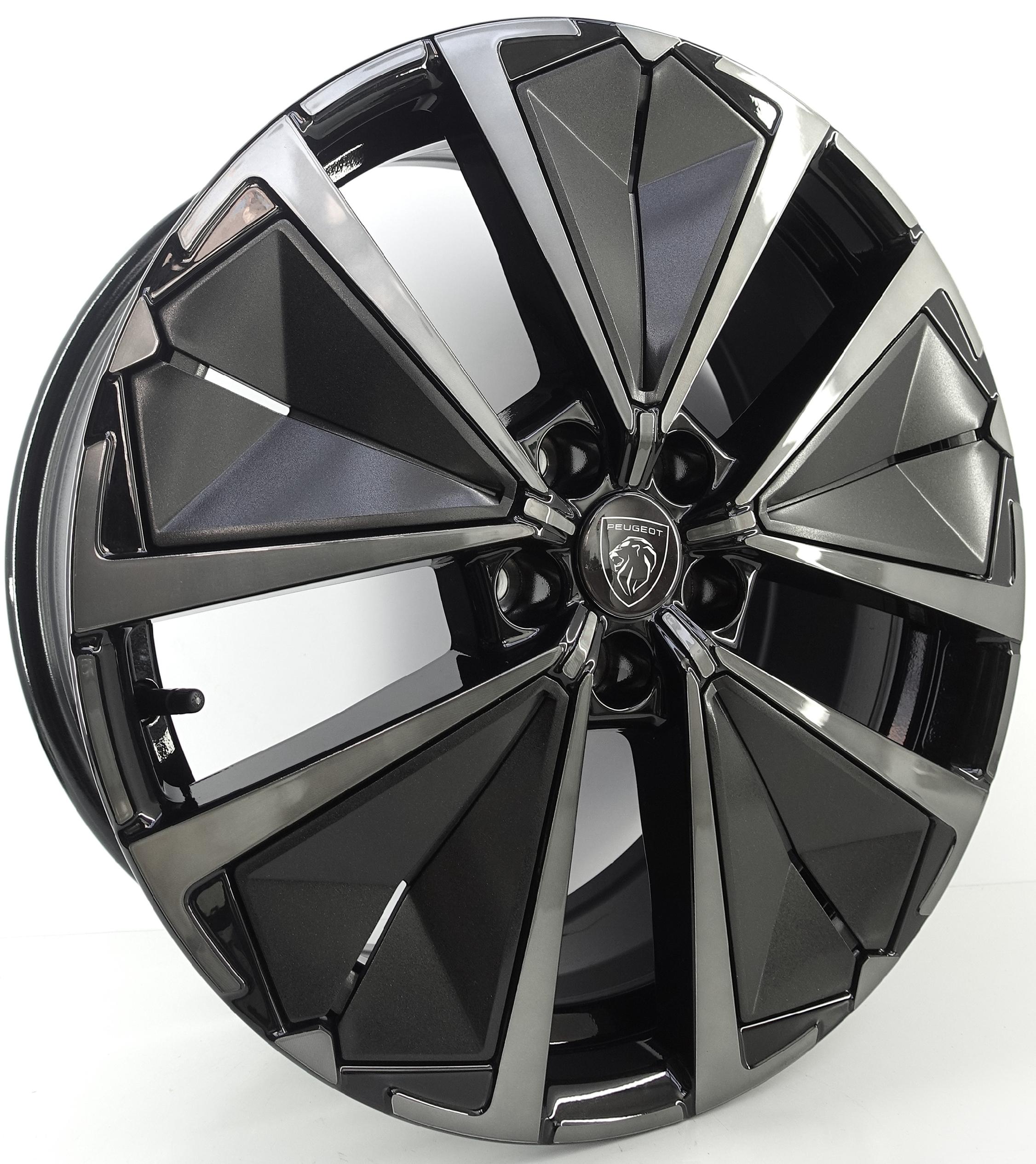 NOWY PEUGEOT 408 2024 Felgi aluminiowe 19" 5x108 ET 46 7,5J CZARNY MAT