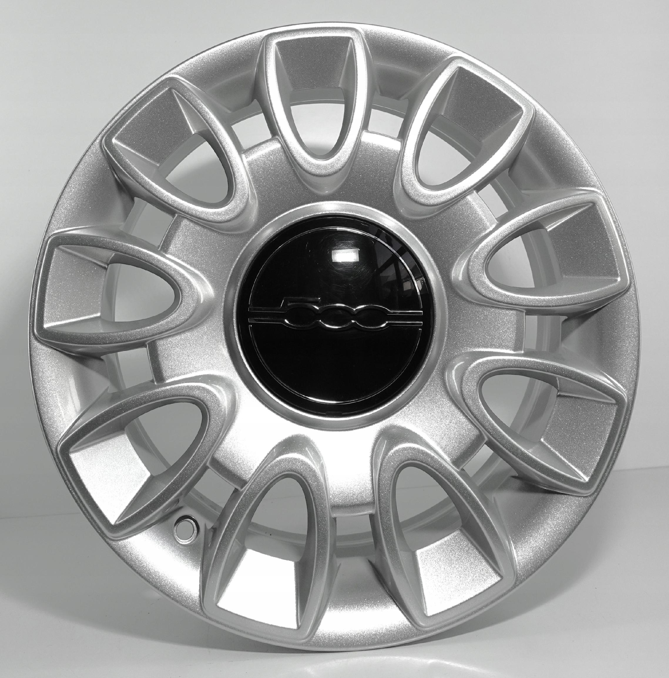 FELGI ALUMINIOWE FIAT 500 NOWE ORYGINALNE 50901666 6.0" x 15" 4x98 ET 35