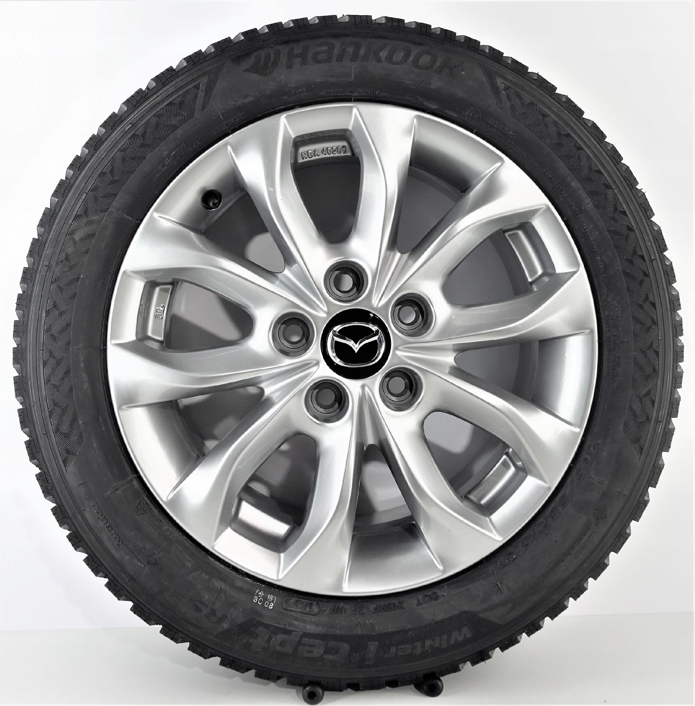 Mazda 5x114,3 koła zimowe 205/55R16 Hankook