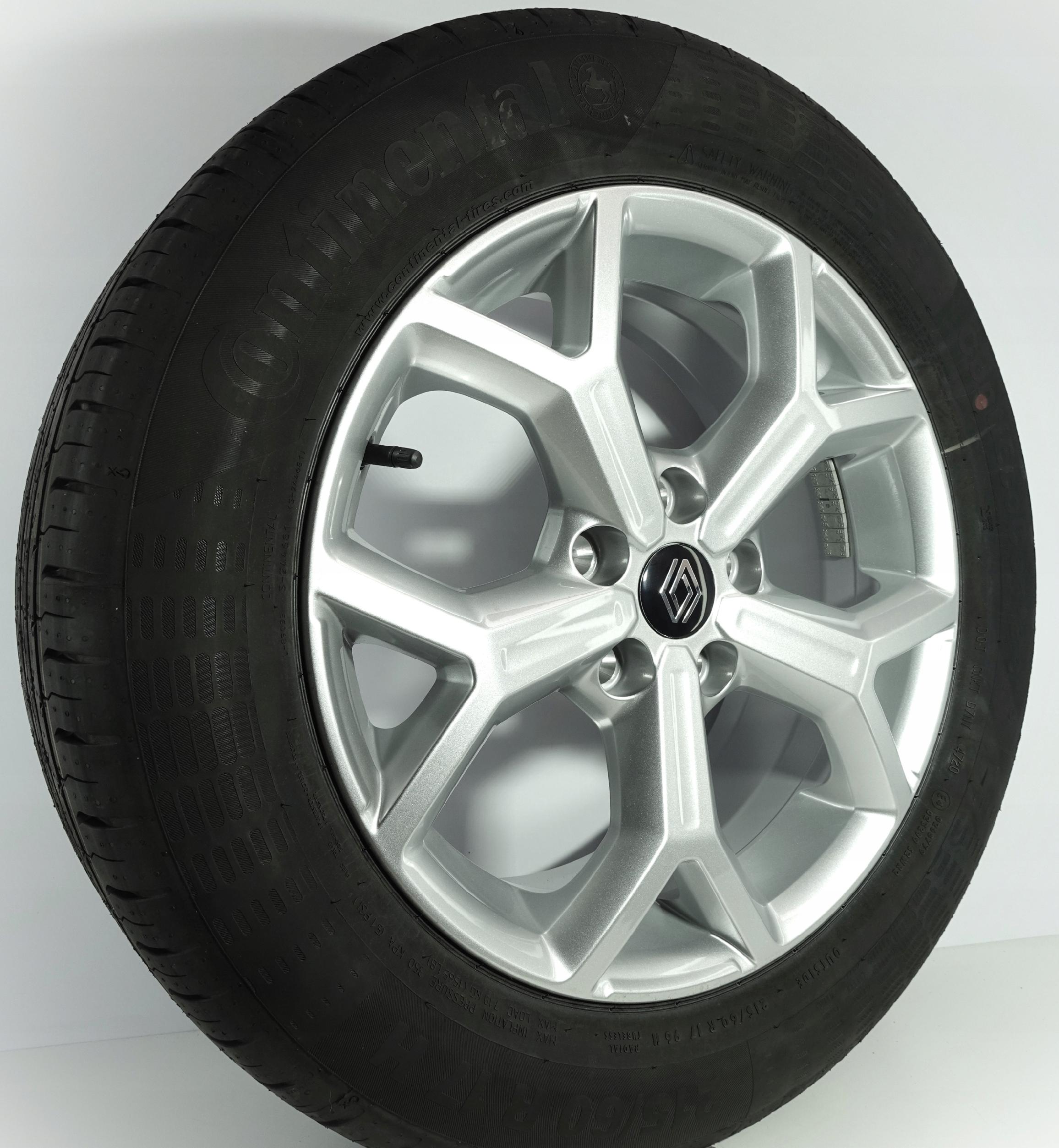 Koła letnie Renault Kadjar Scenic III Talisman 17" 5x114.3 CONTINENTAL