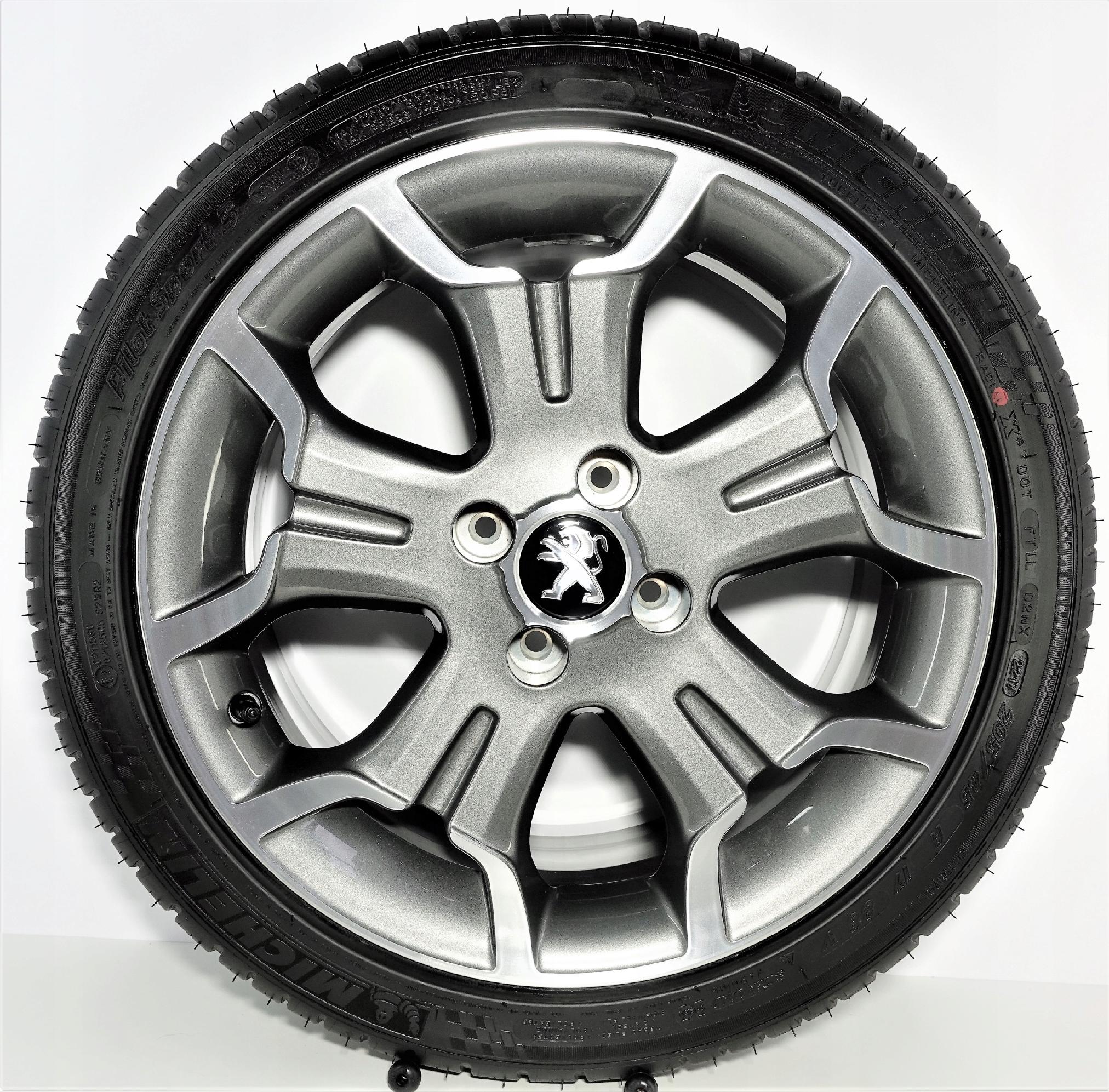 KOŁA peugeot 208/207 7x17 ET25 4x108 205/45