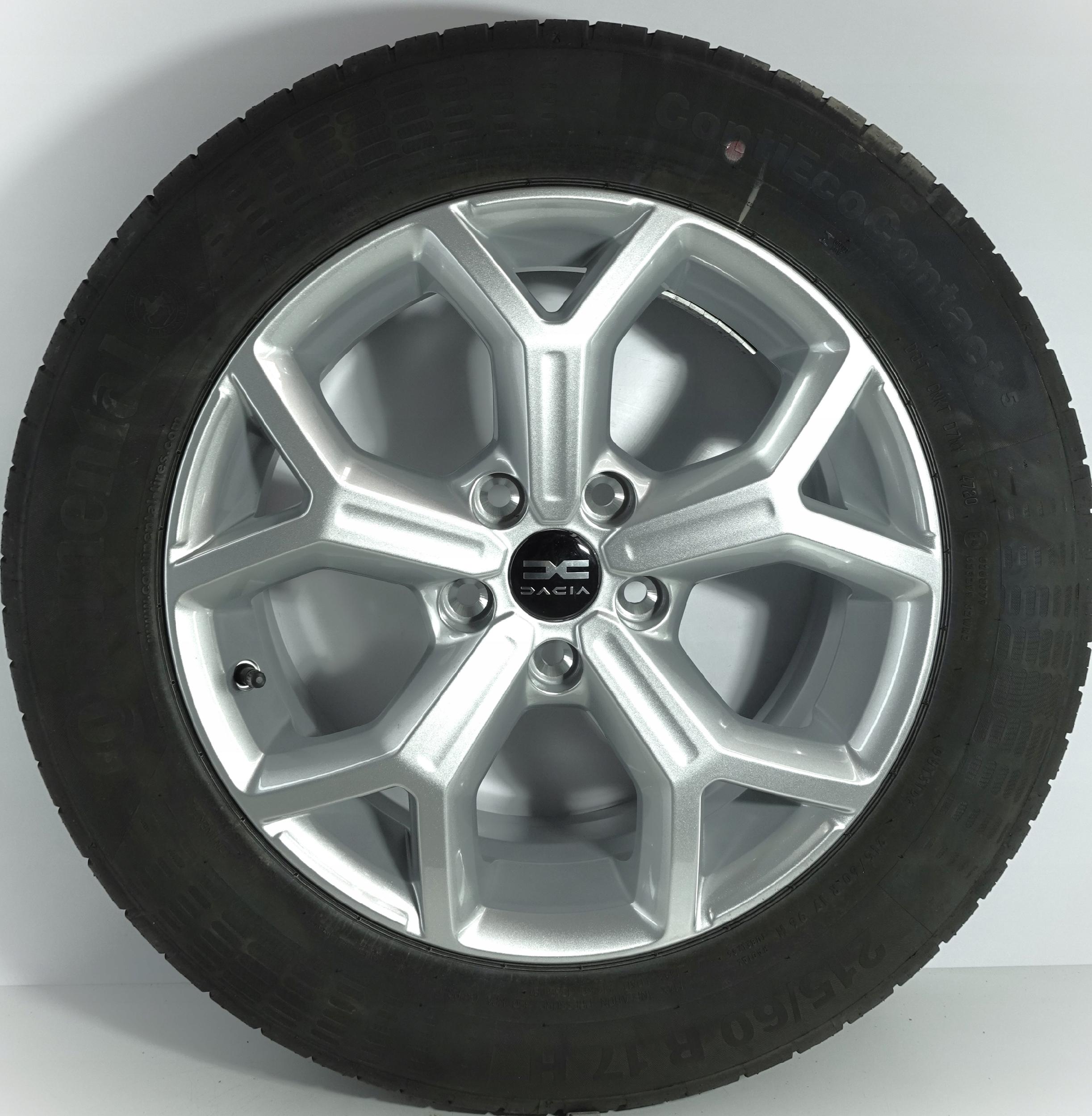 Koła letnie DACIA DUSTER RENAULT NISSAN 17" 5x114.3 CONTINENTAL