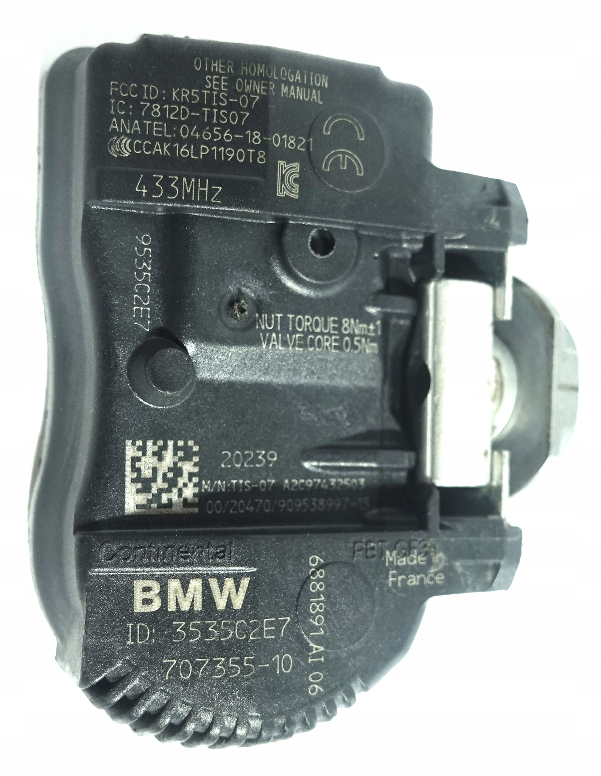 CZUJNIKI CIŚNIENIA W KOŁACH BMW S180052056H