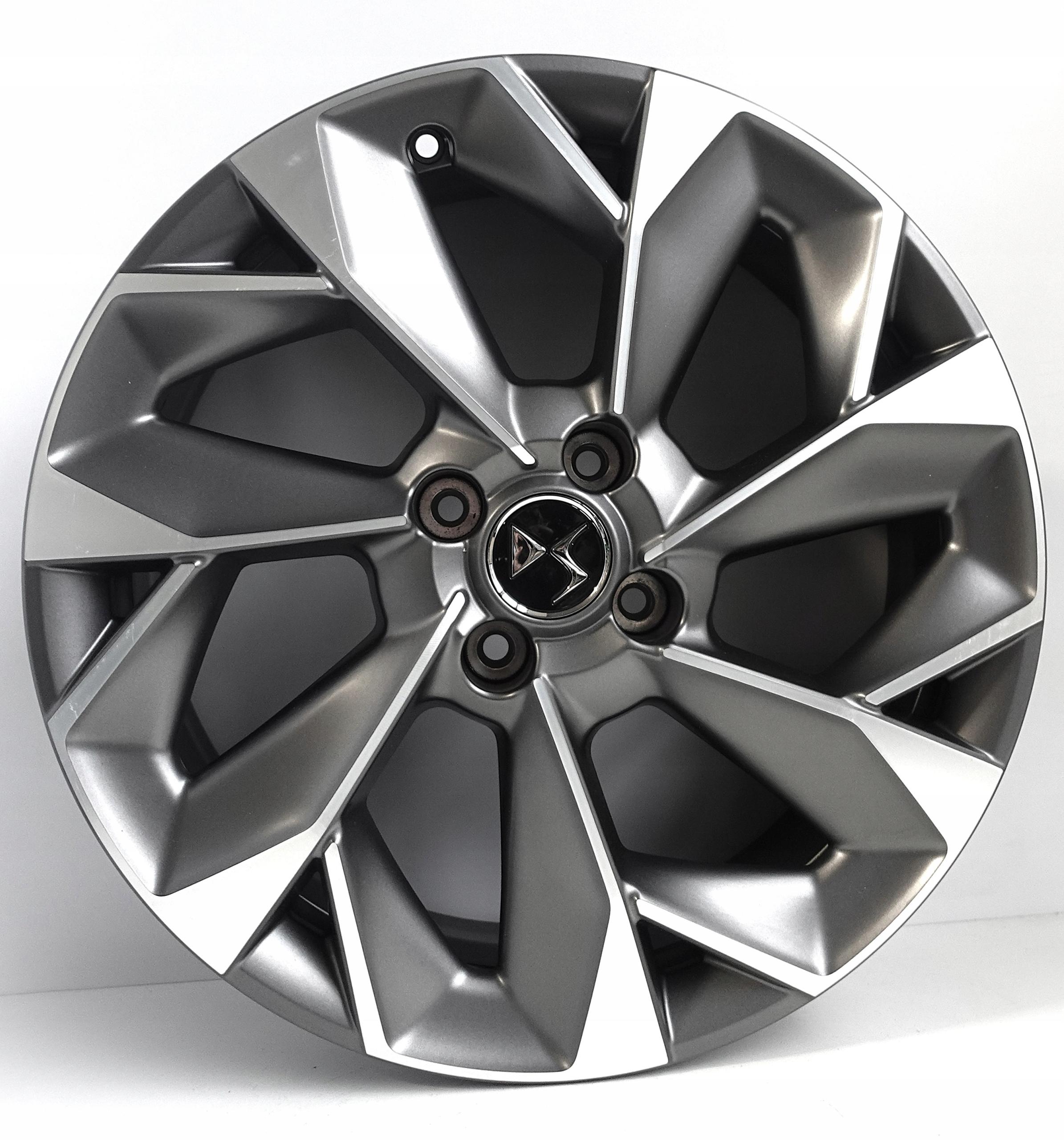 Felgi aluminiowe DS 3 18" 4x108 ORYGINALNE 9830576180 GRAFIT MAT