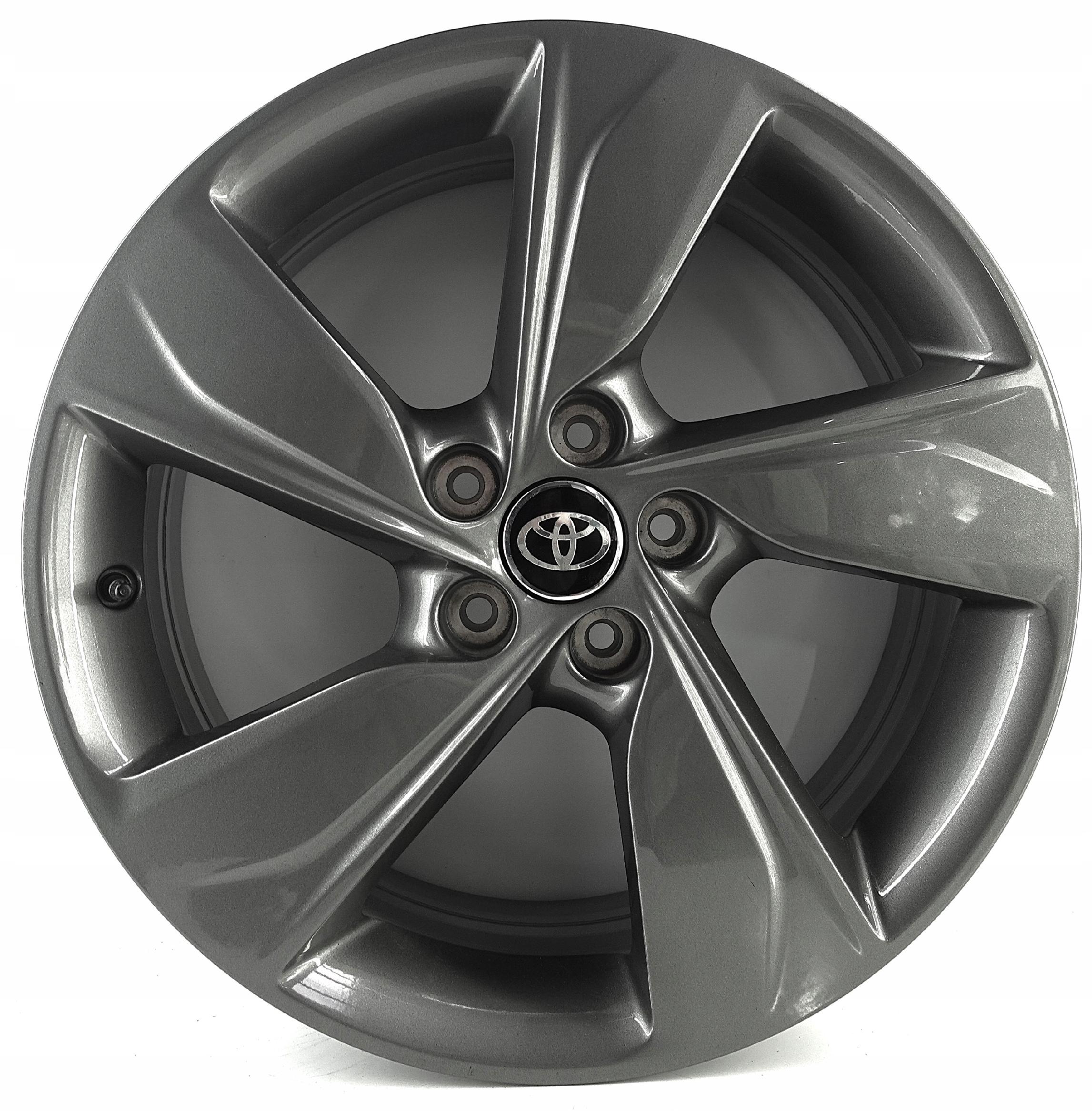 Felgi aluminiowe TOYOTA 7.5J 18" 5x108 ET 49 oryginalne OPEL grafit