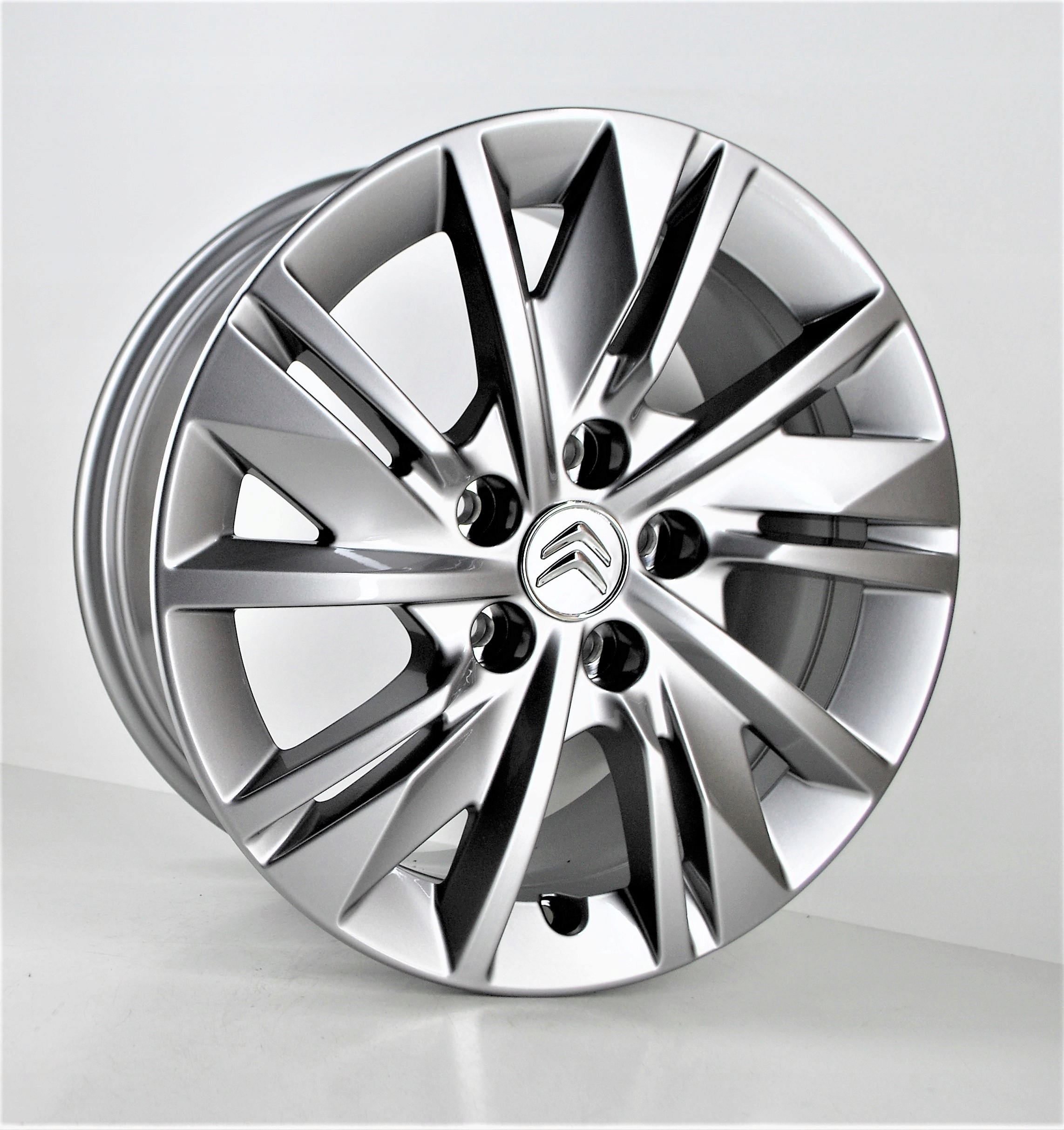 16'' 5x108 CITROEN FELGI NOWE SREBRNE LOGO