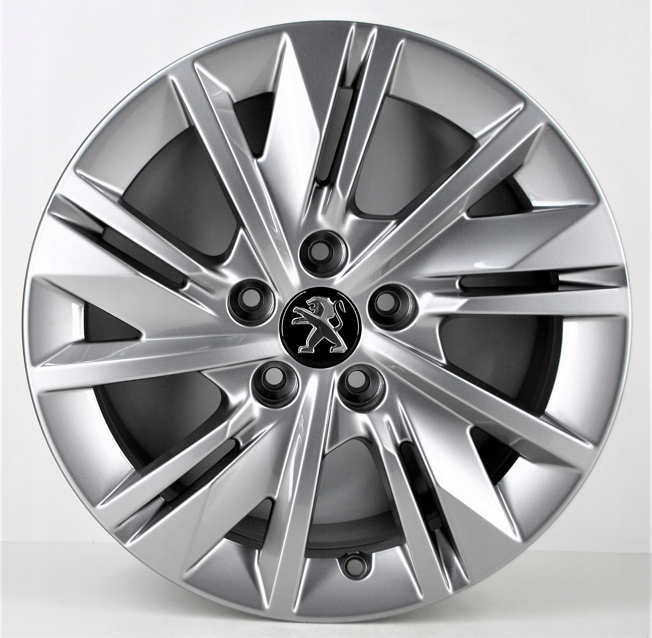 16'' 5x108 PEUGEOT FELGI NOWE CZARNE LOGO