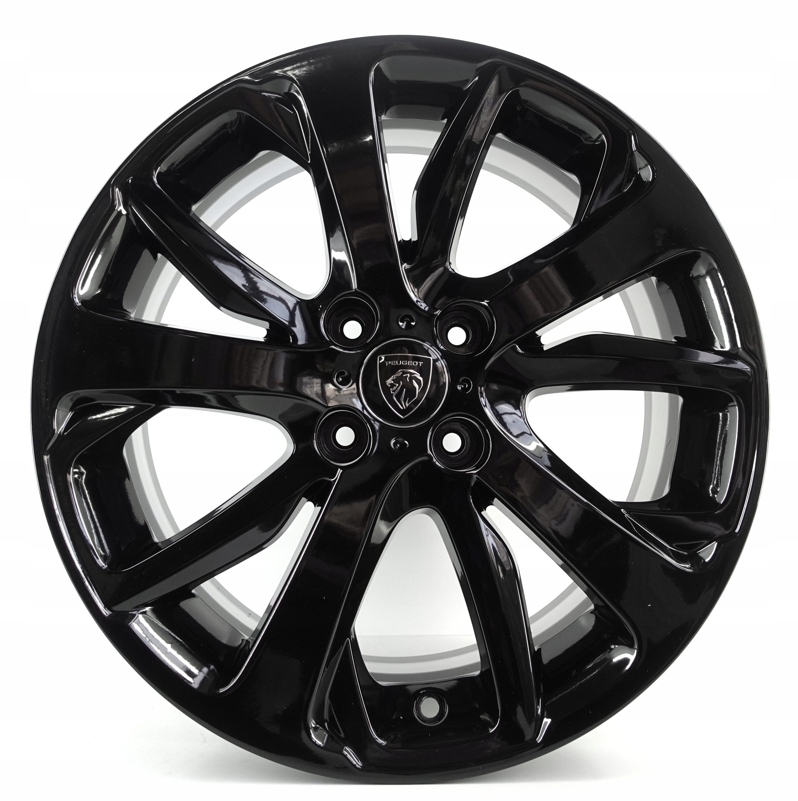 FELGI ALUMINIOWE PEUGEOT OE 17" 4x108 ET 25 7J ORYGINALNE CZARNY POŁYSK