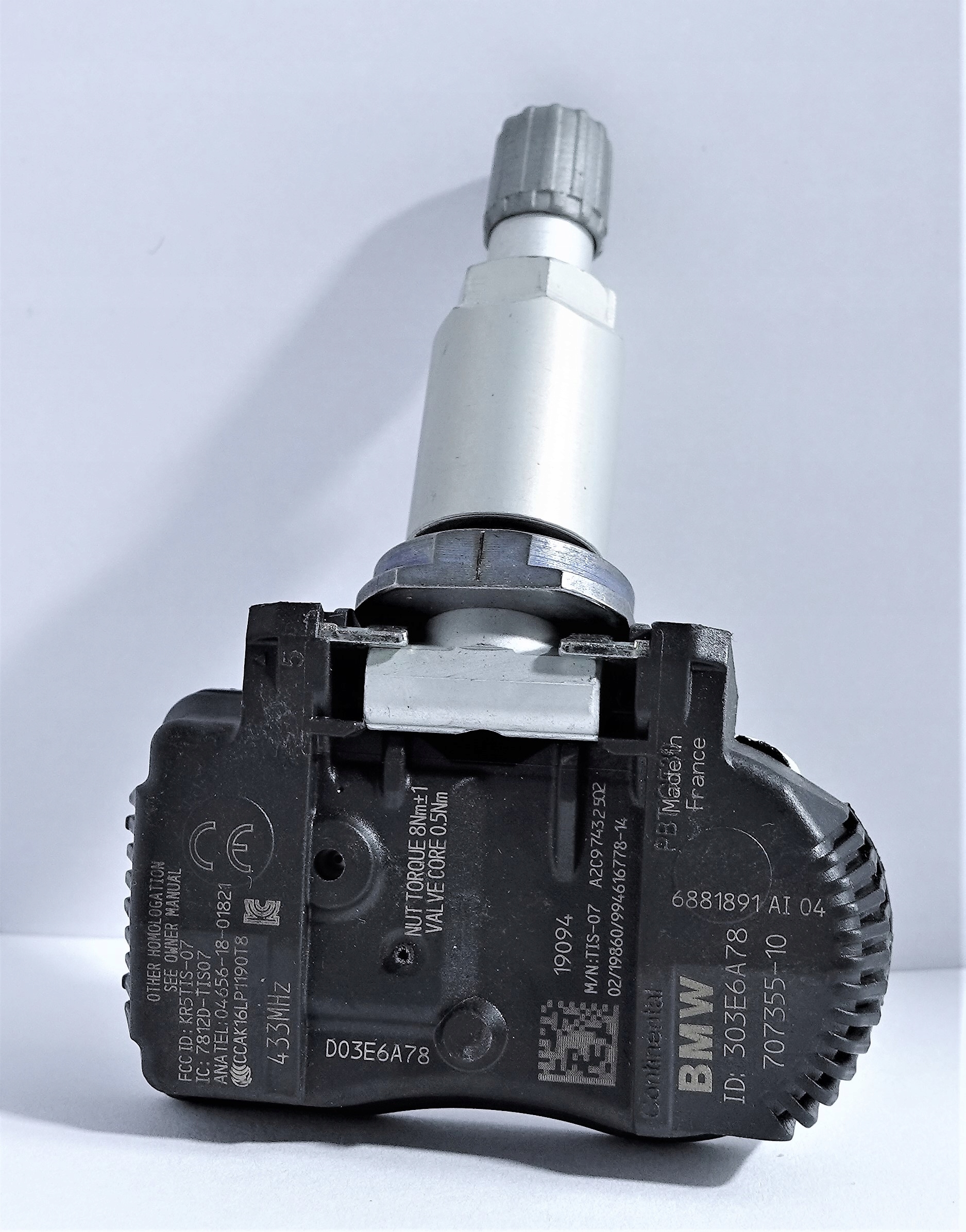 CZUJNIKI CIŚNIENIA W KOŁACH BMW