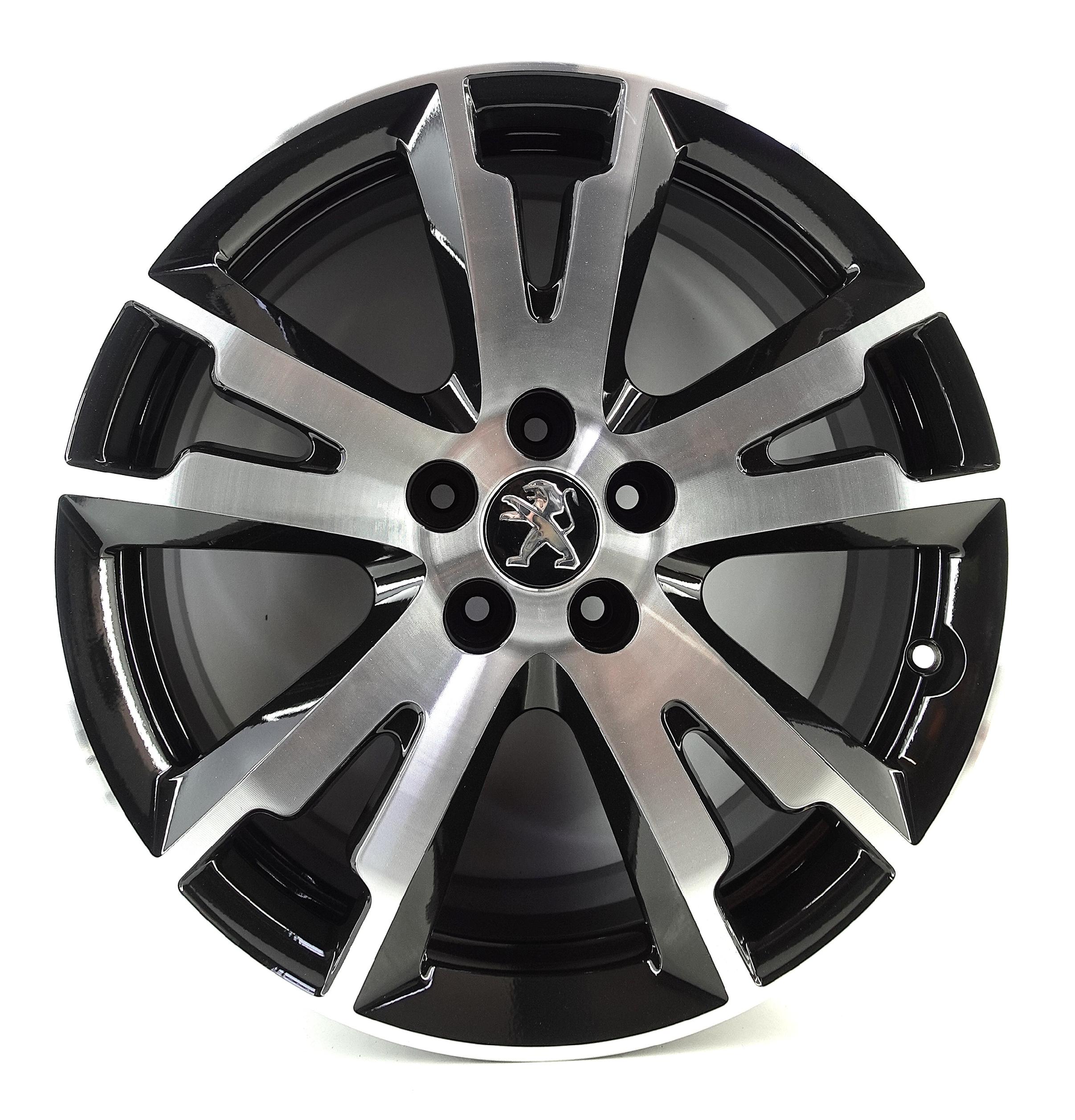 ALUFELGI 18" 5x108 PEUGEOT ORYGINALNE 8J ET 49 9674272577 czarny poler