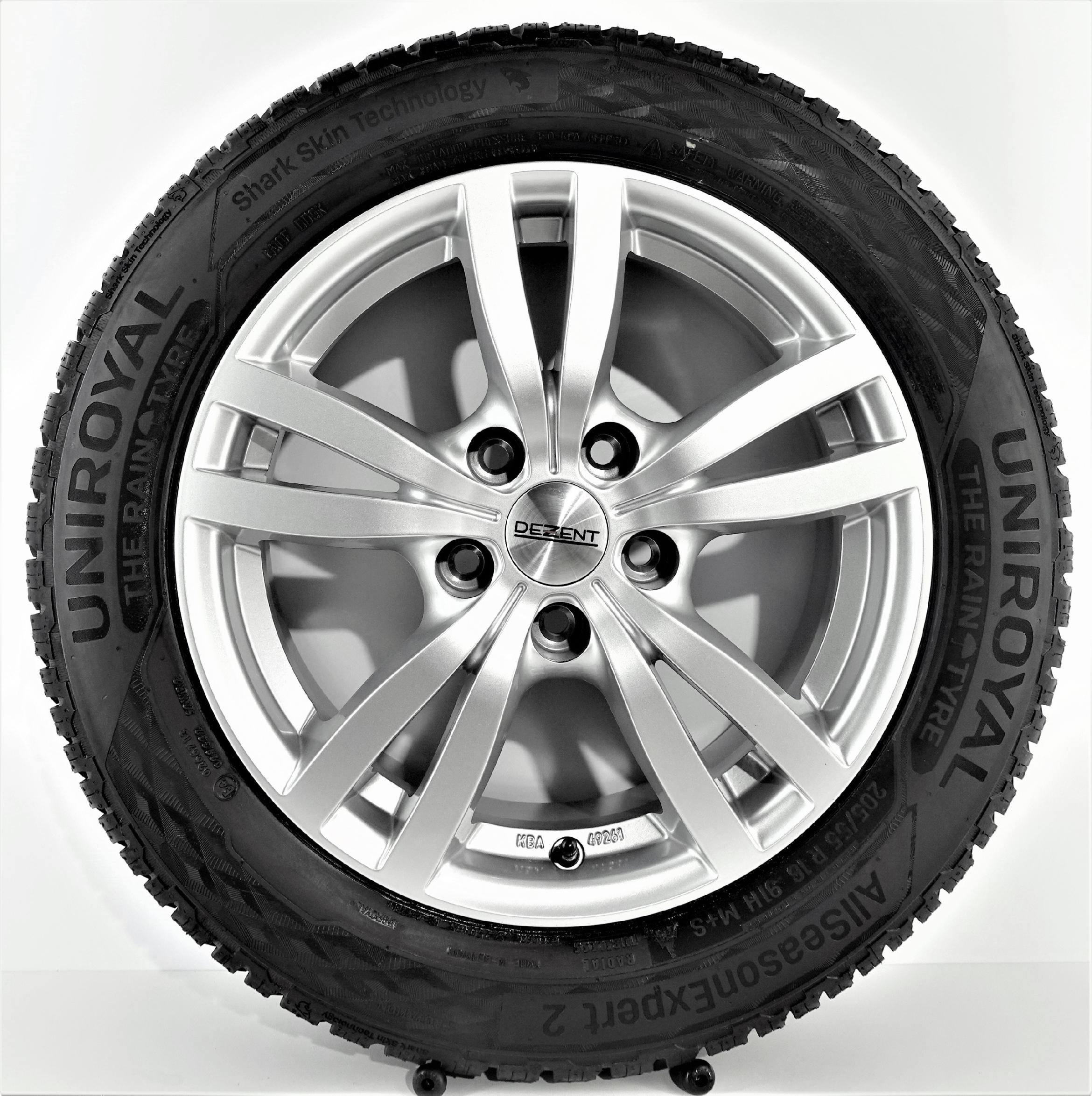 koła całoroczne Kia 16'' 5x114,3 205/55 Uniroyal