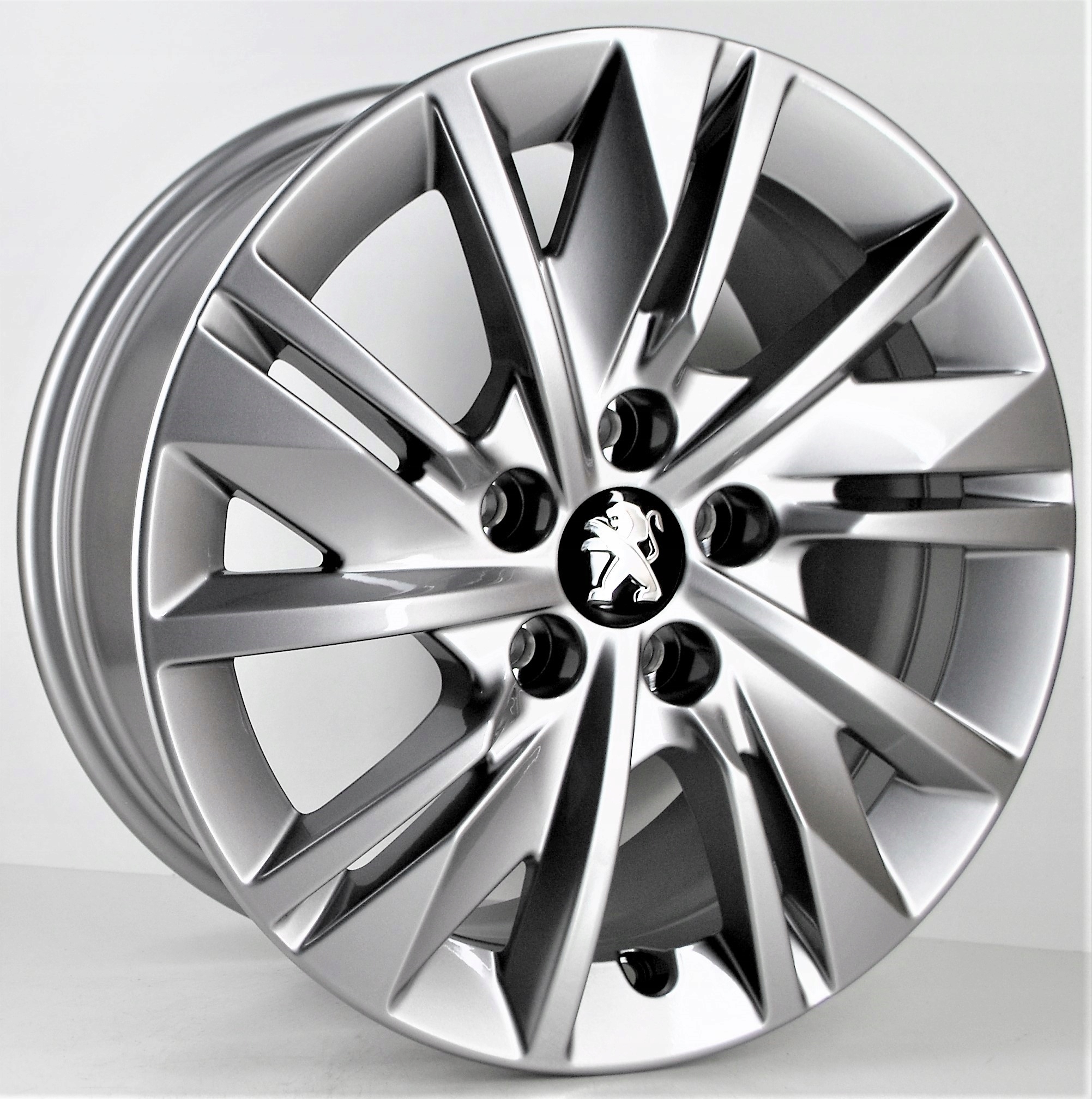 16'' 5x108 PEUGEOT FELGI NOWE CZARNE LOGO