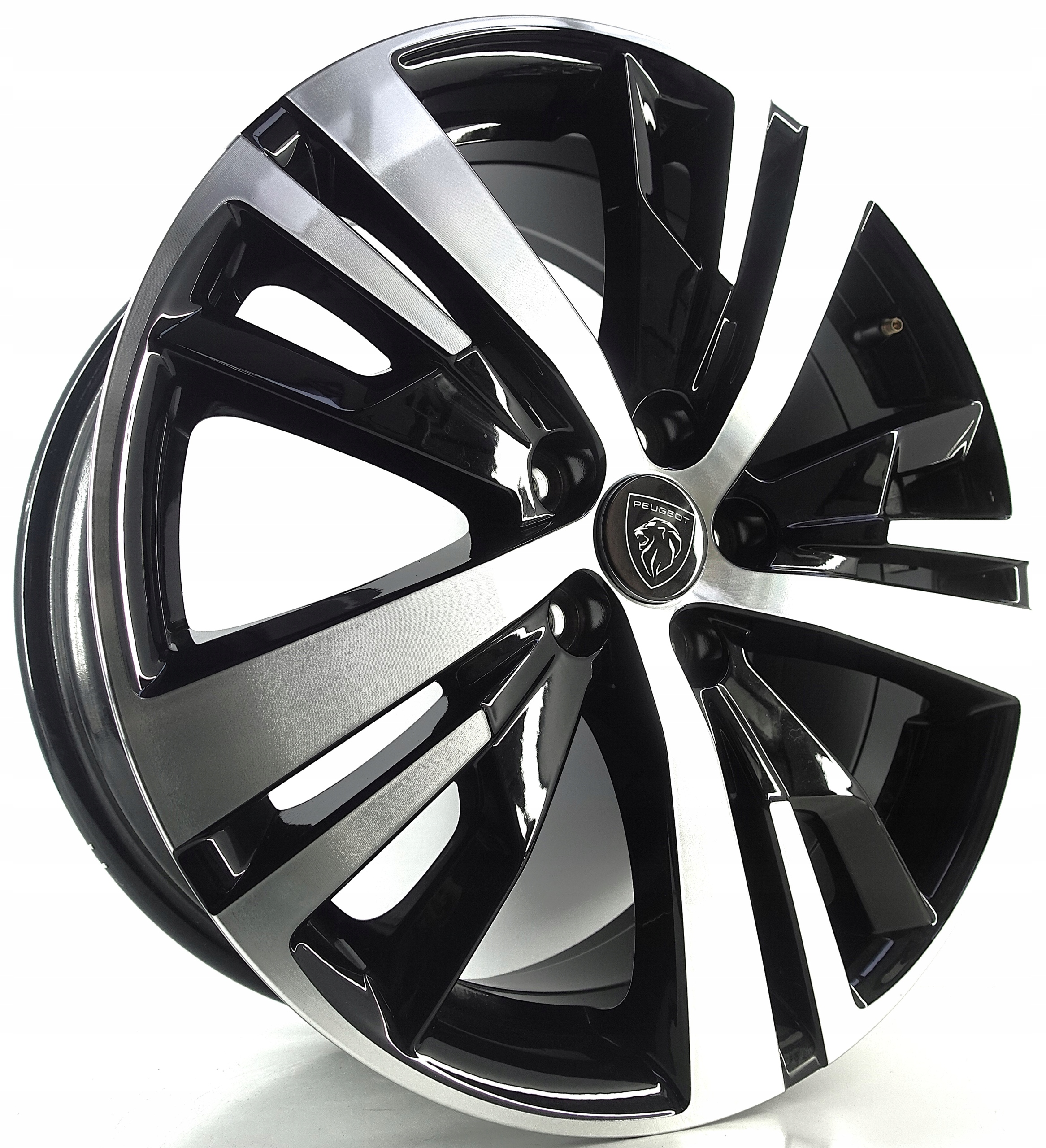 ALUFELGI PEUGEOT 3008 407 18cali 5x108 ORYGINALNE 9809687377 czarny poler