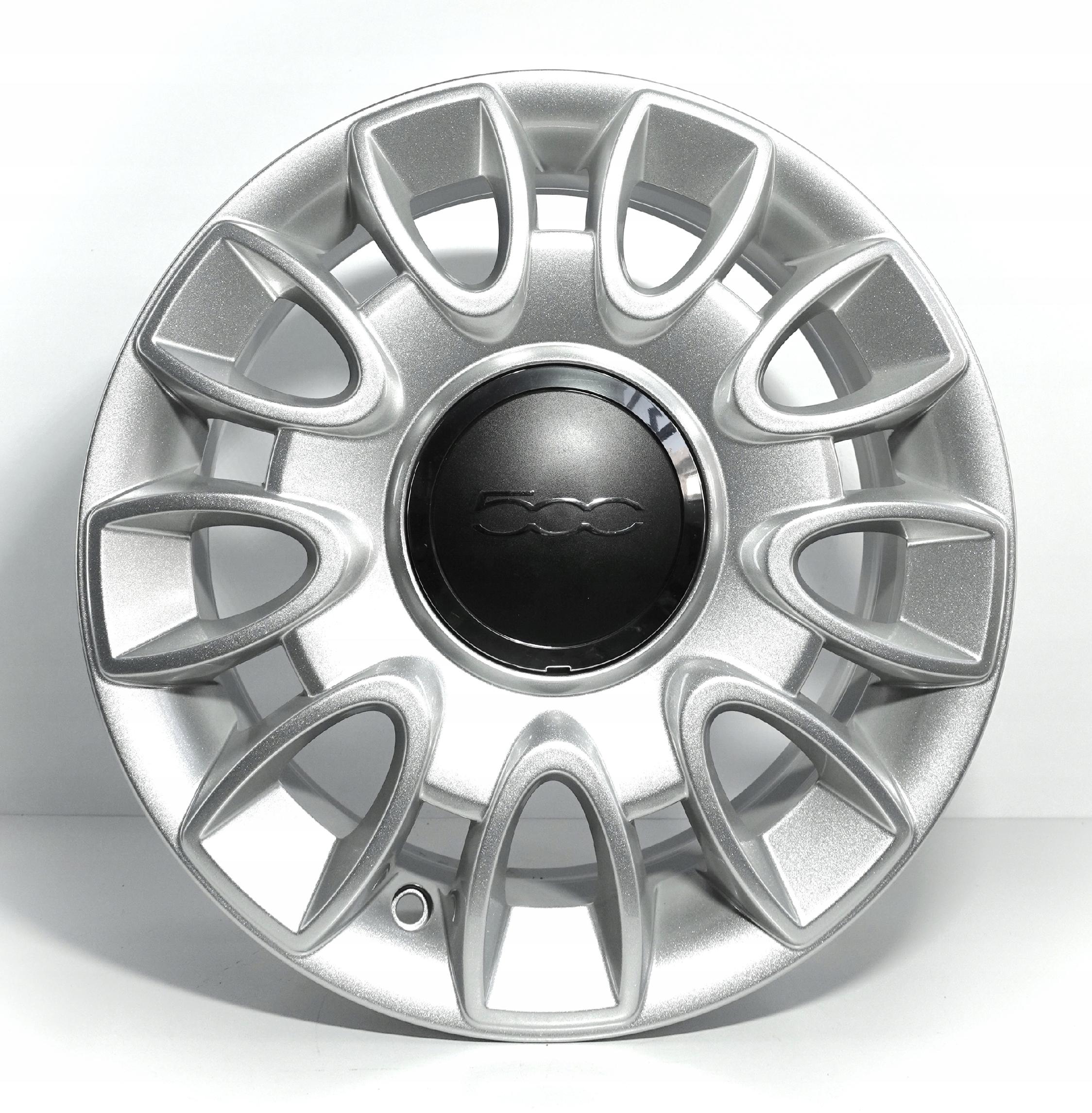 FELGI ALUMINIOWE FIAT 500 NOWE ORYGINALNE 50901666 6.0" x 15" 4x98 ET 35