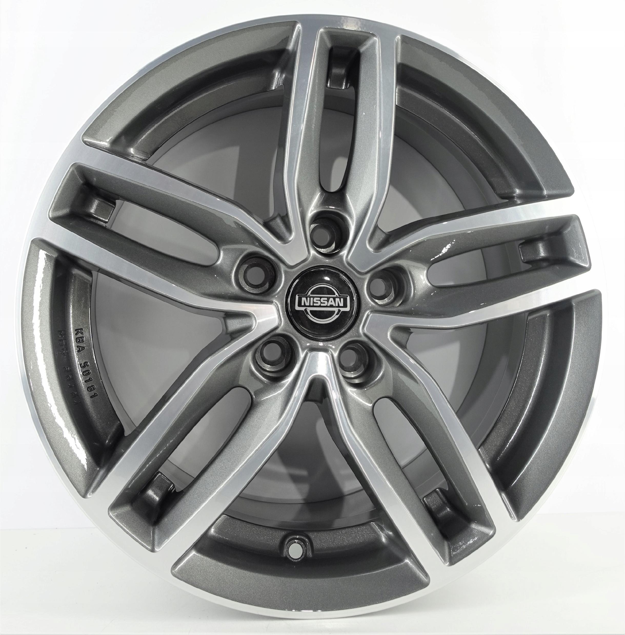 17" 5x114,3 ALU FELGI NISSAN 7,5 J ET 38