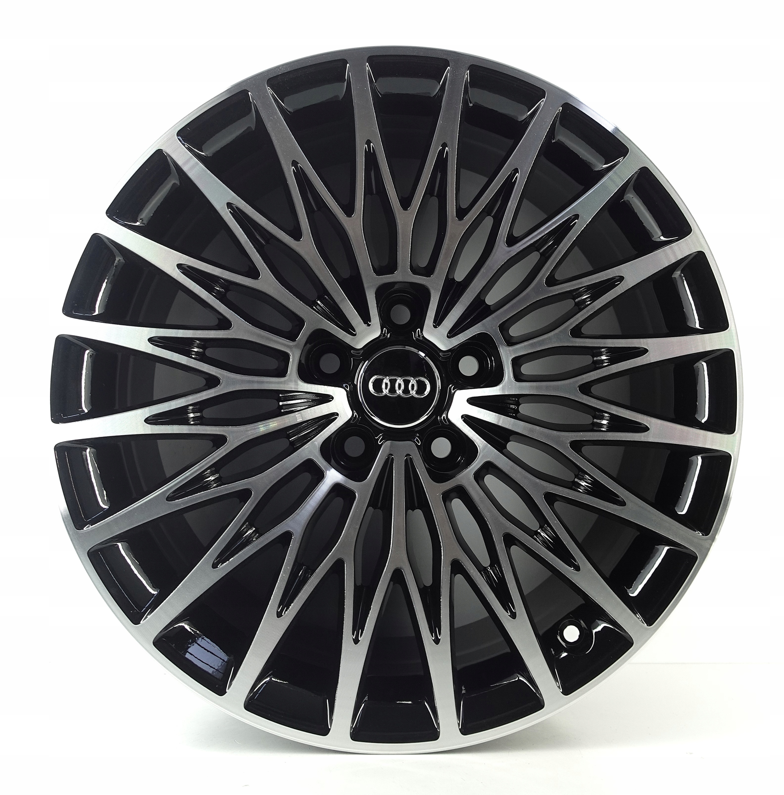 ALUFELGI AUDI 18cali 8V0601025AE 8.0J 5x112 ET 46 ORYGINALNE czarny poler