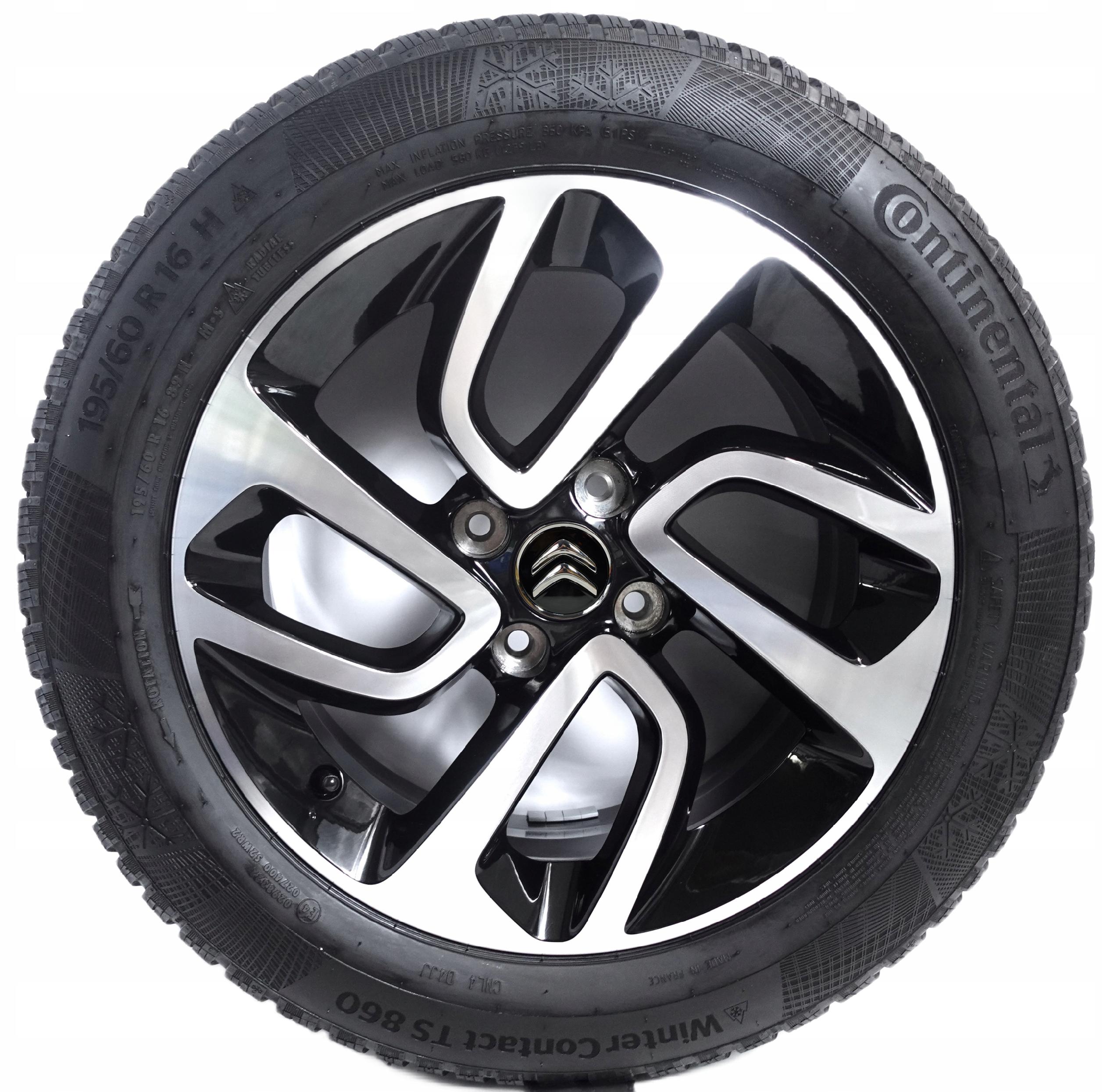 CITROEN PEUGEOT KOŁA 16" 4x108 ET 20 195/60R16