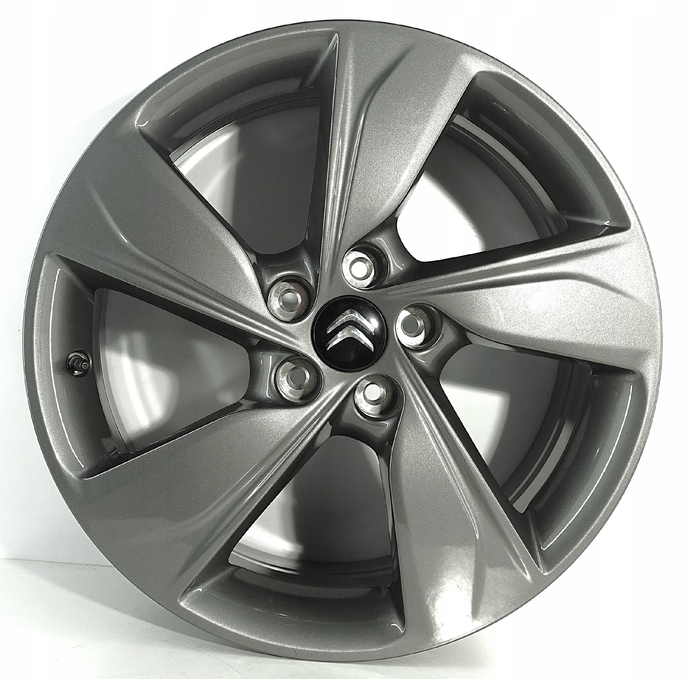 Felgi aluminiowe CITROEN 7.5J 18" 5x108 ET 49 oryginalne OPEL grafit