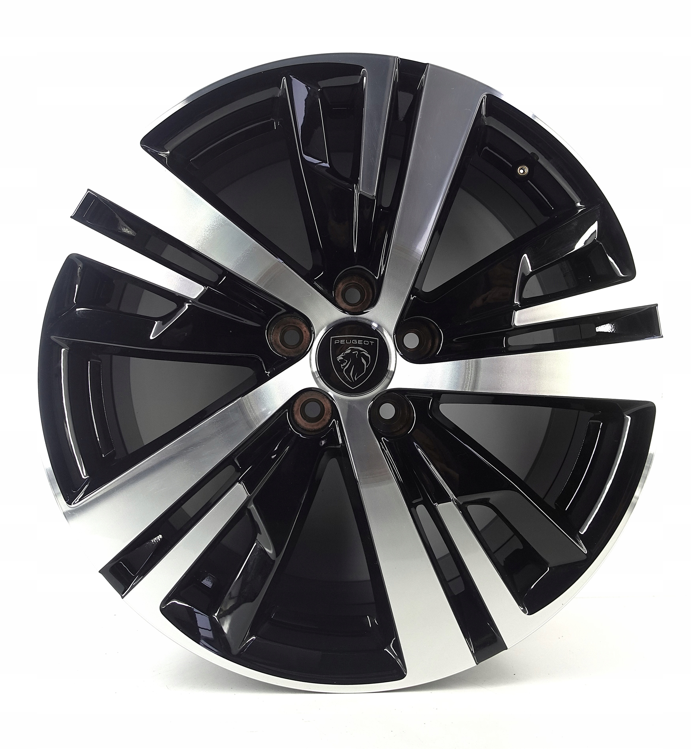 ALUFELGI PEUGEOT 3008 407 18cali 5x108 ORYGINALNE 9809687377 czarny poler