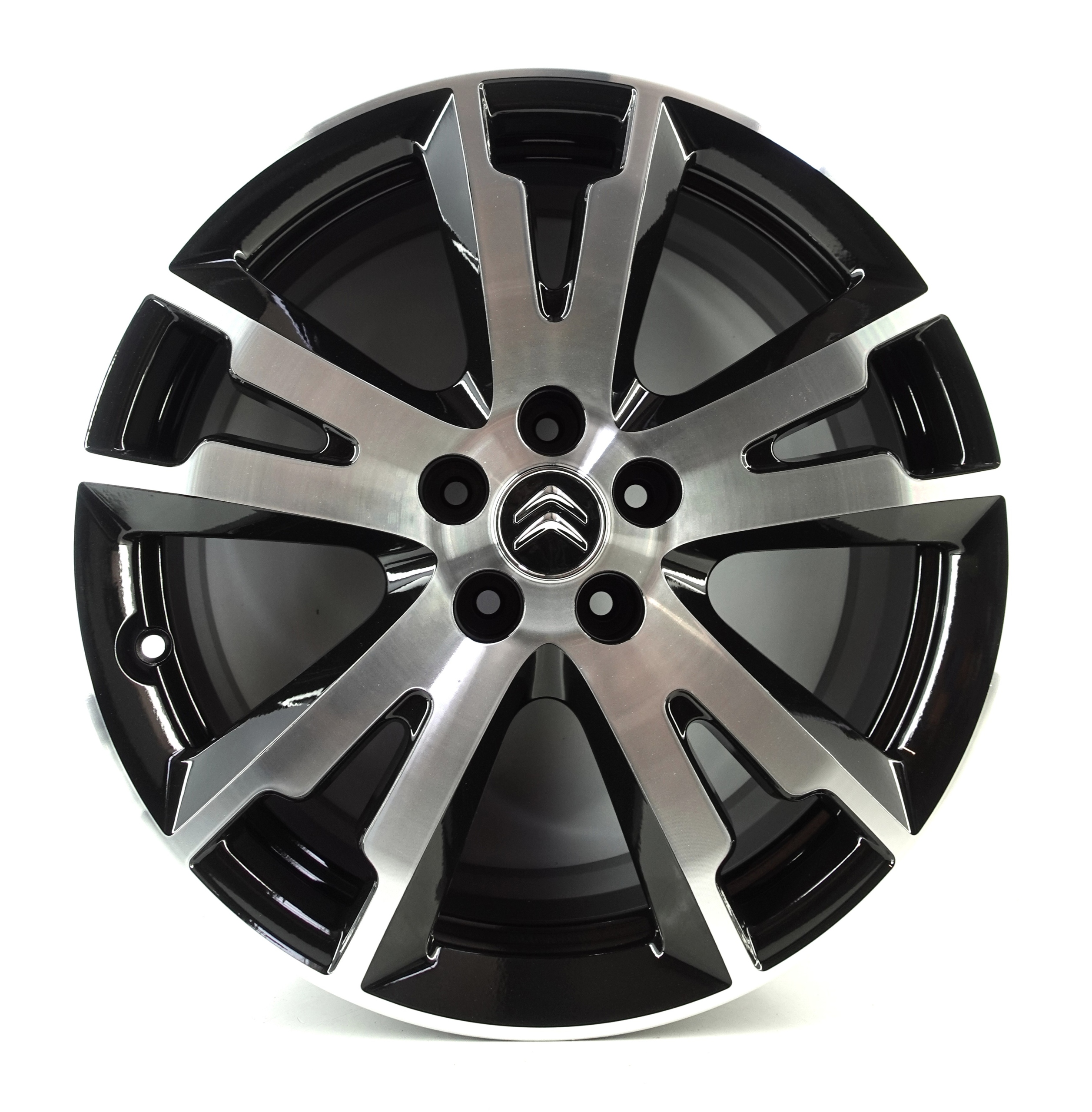 ALUFELGI 18" 5x108 CITROEN ORYGINALNE 8J ET 49 9674272577 czarny poler